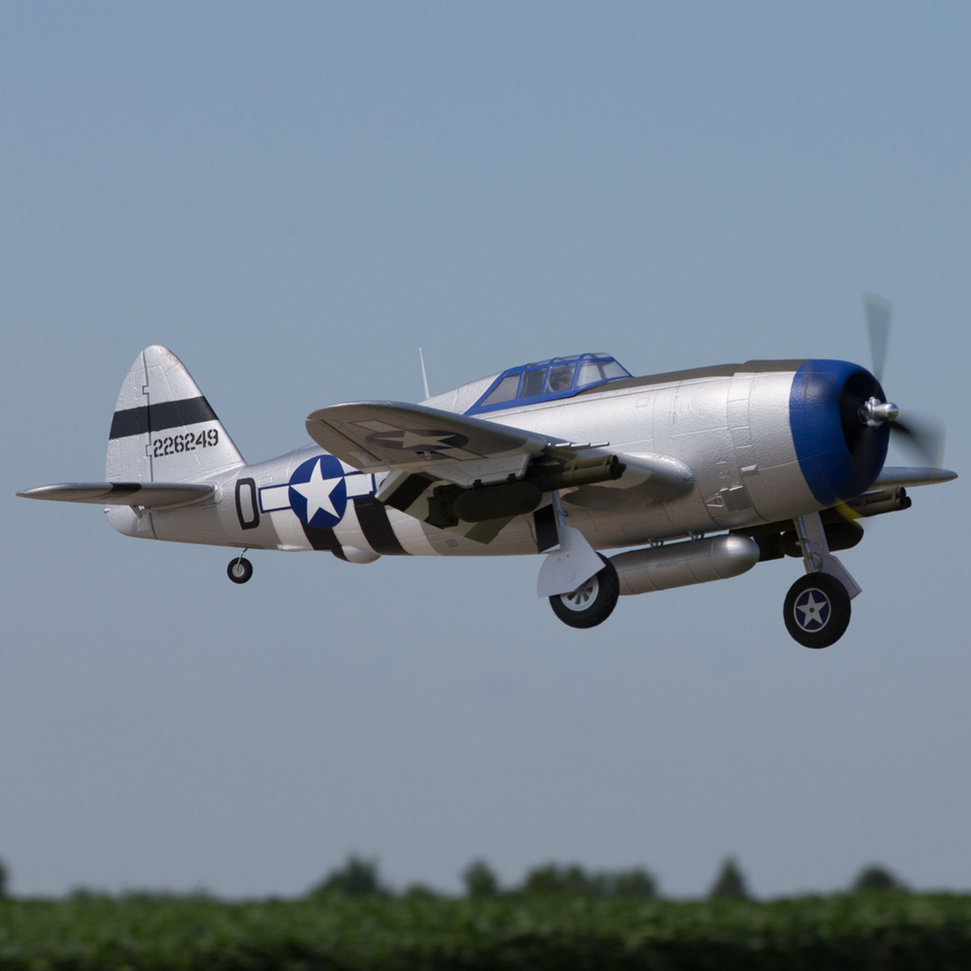 E-flite P-47 Razorback 1.2m BNF Basic with AS3X & SAFE Select