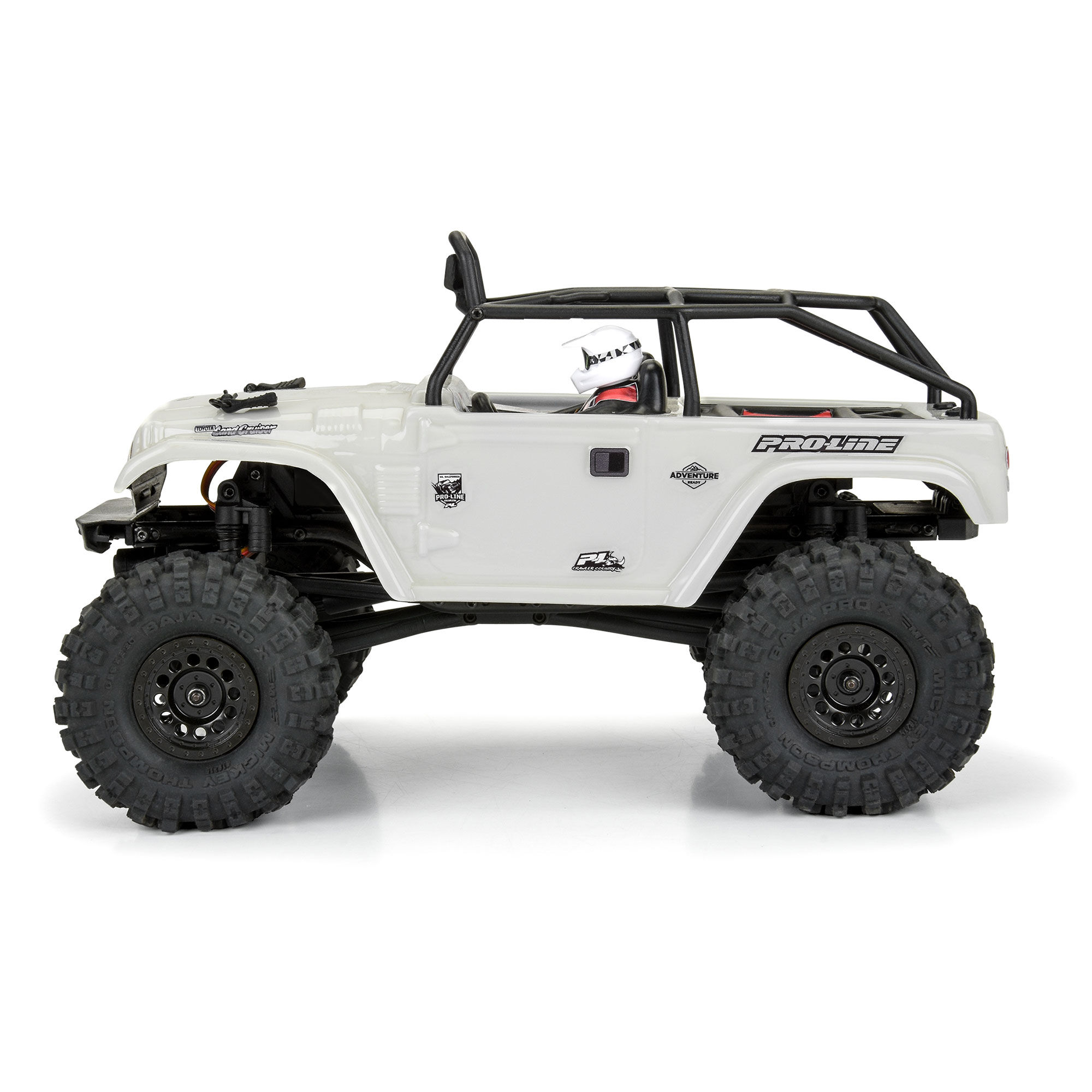 Pro-Line Racing 1/24 1979 Toyota Land Cruiser FJ40 Clear Body with Trail Cage: SCX24