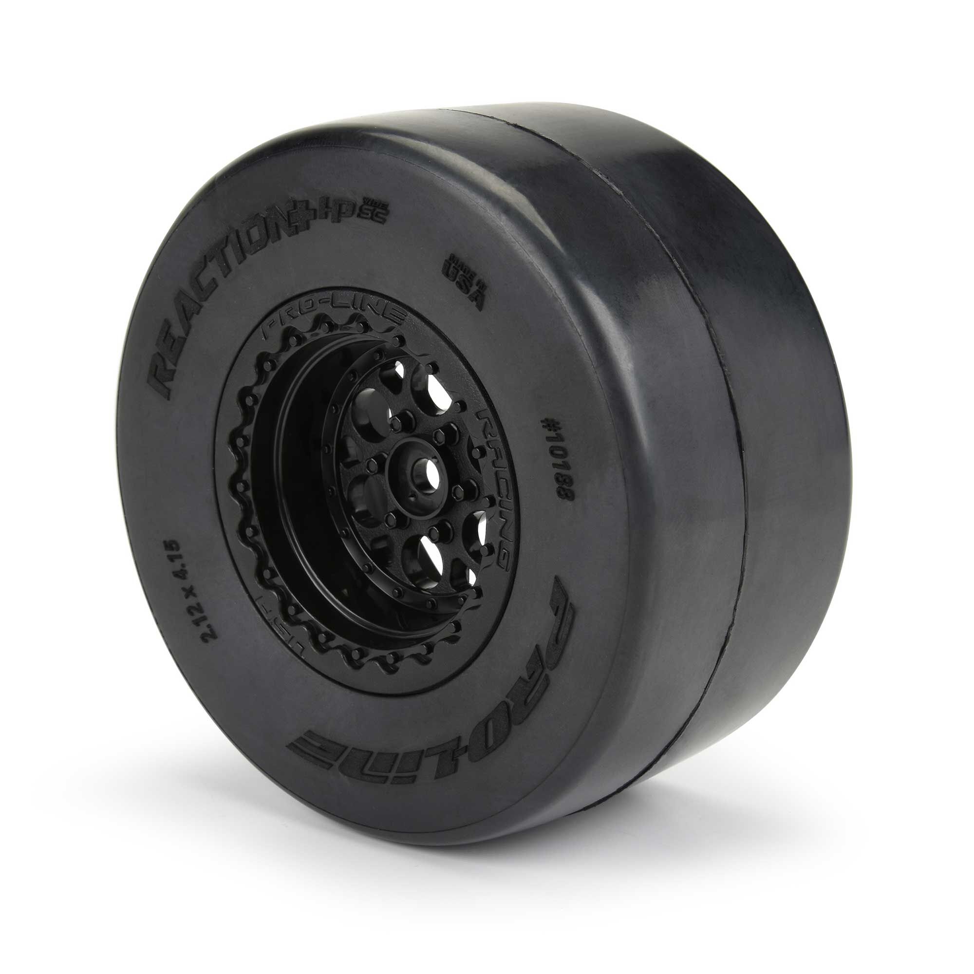 Pro-Line Racing 1/10 Reaction+ HP Wide BELTED S3 Rear 2.2"/3.0" Drag Tire (2)