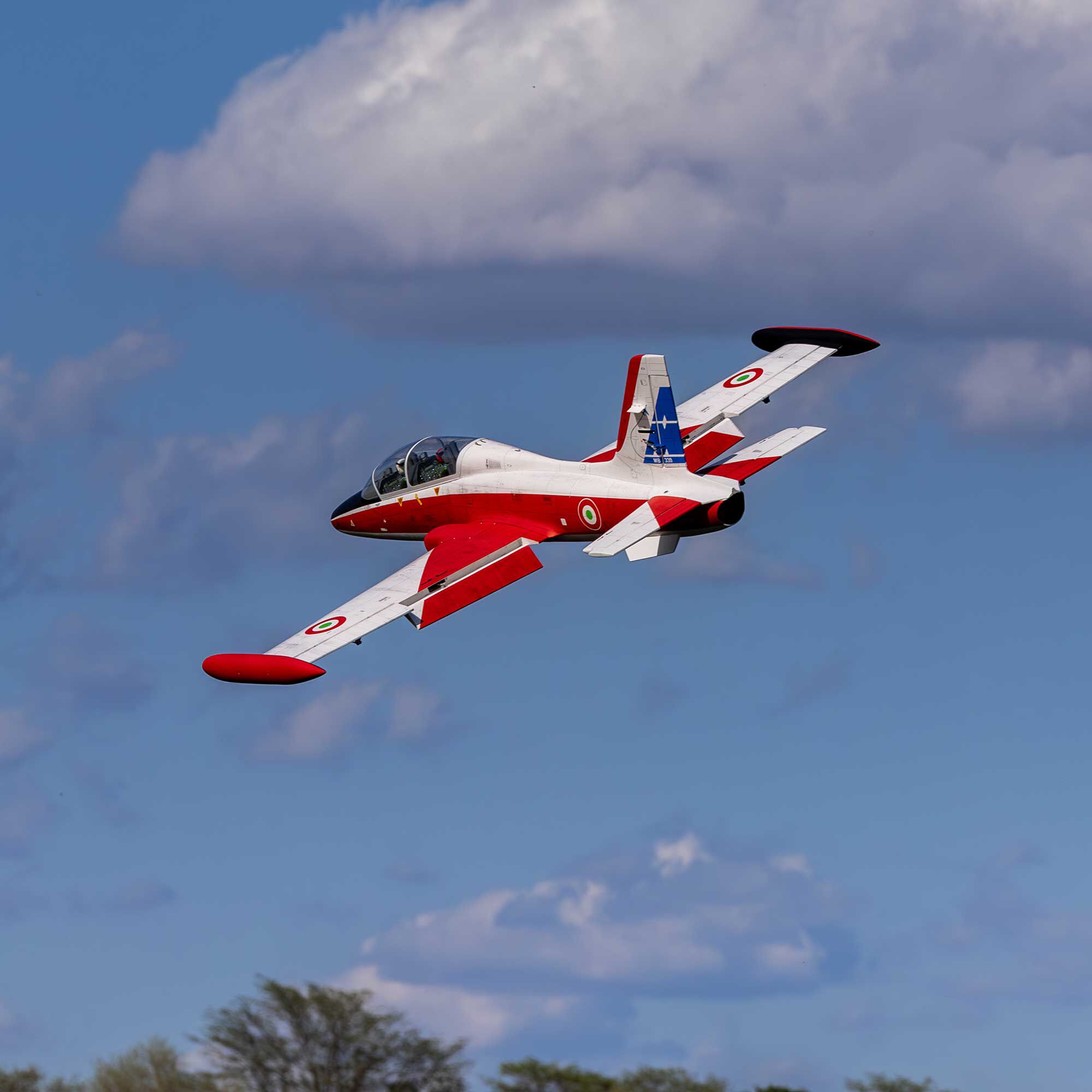Hangar 9 Aermacchi MB-339 60-86N Scale Military Turbine Jet ARF, 84" with KingTech K-86G4+ Turbine Combo