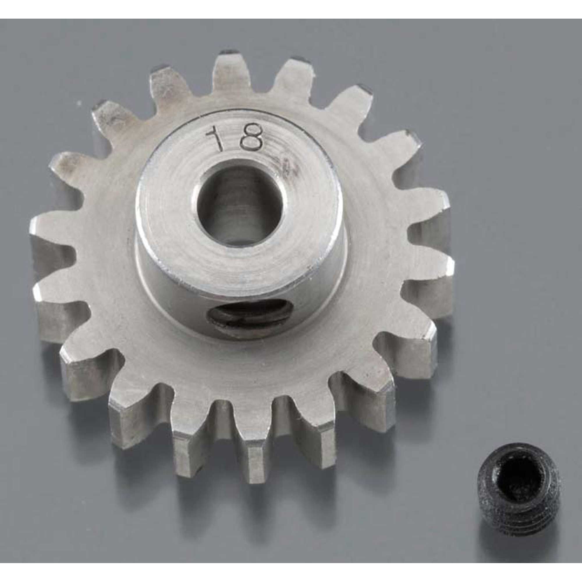Robinson Racing Products Hardened 32P Absolute Pinion, 18T
