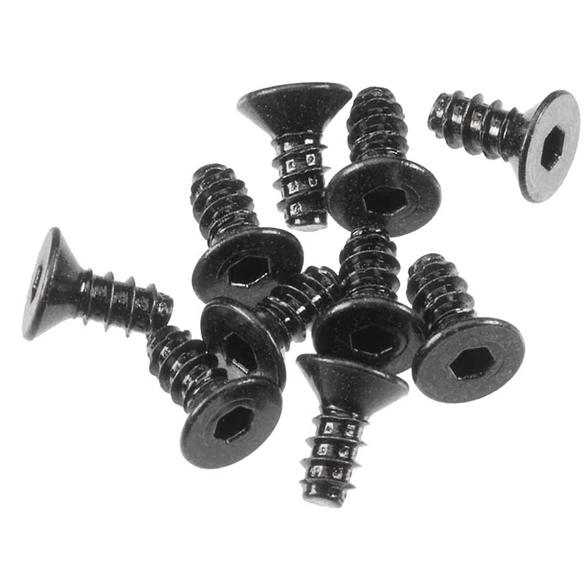 Axial Hex Socket Tapping Flat Head M2.6x6mm Black (10)