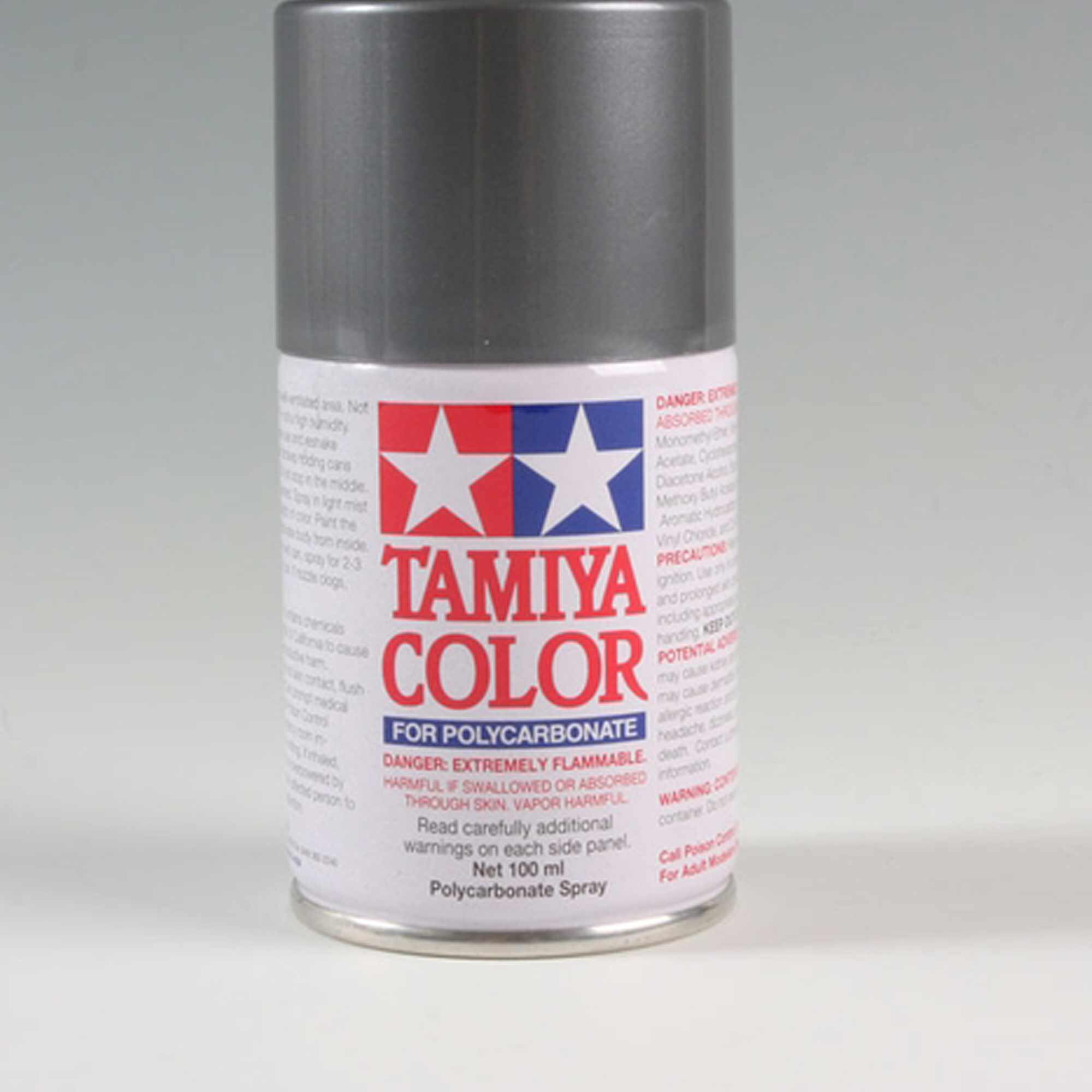 Tamiya Polycarbonate PS-63 Bright Gun Metal, Spray 100 ml