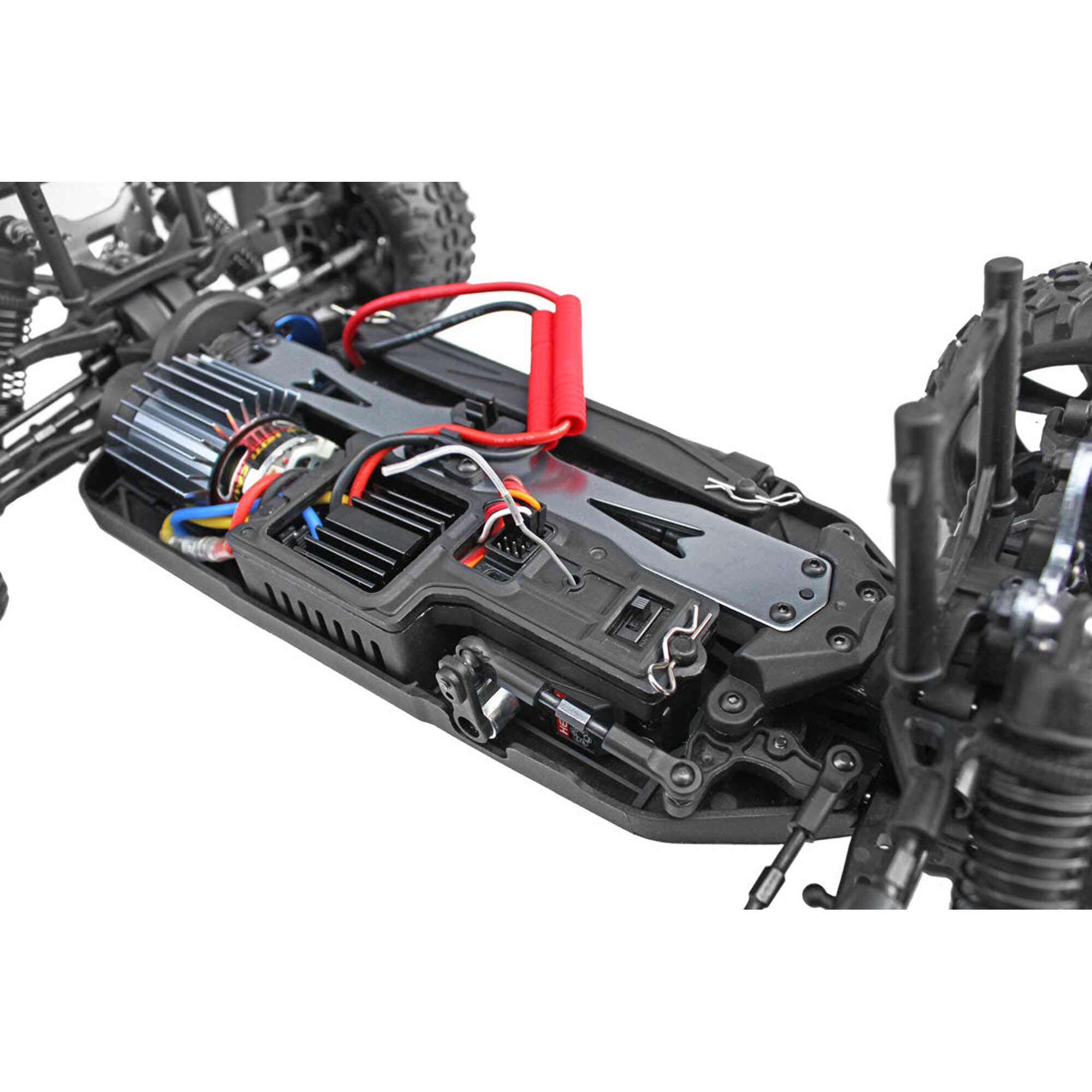 Redcat Racing 1/10 Blackout SC 4WD Short Course Truck Brushed RTR, Red