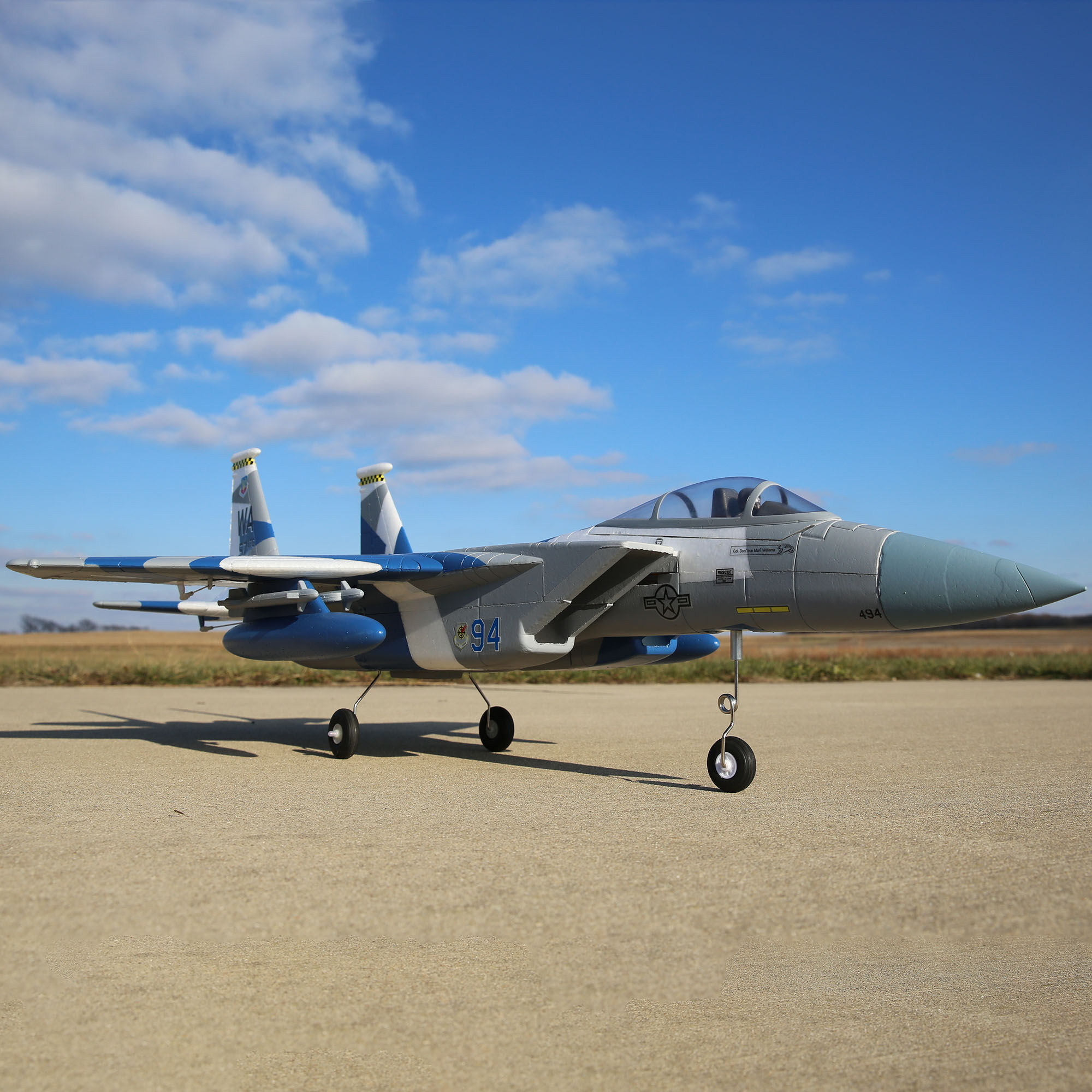 E-flite F-15 Eagle 64mm EDF Jet BNF Basic with AS3X and SAFE Select