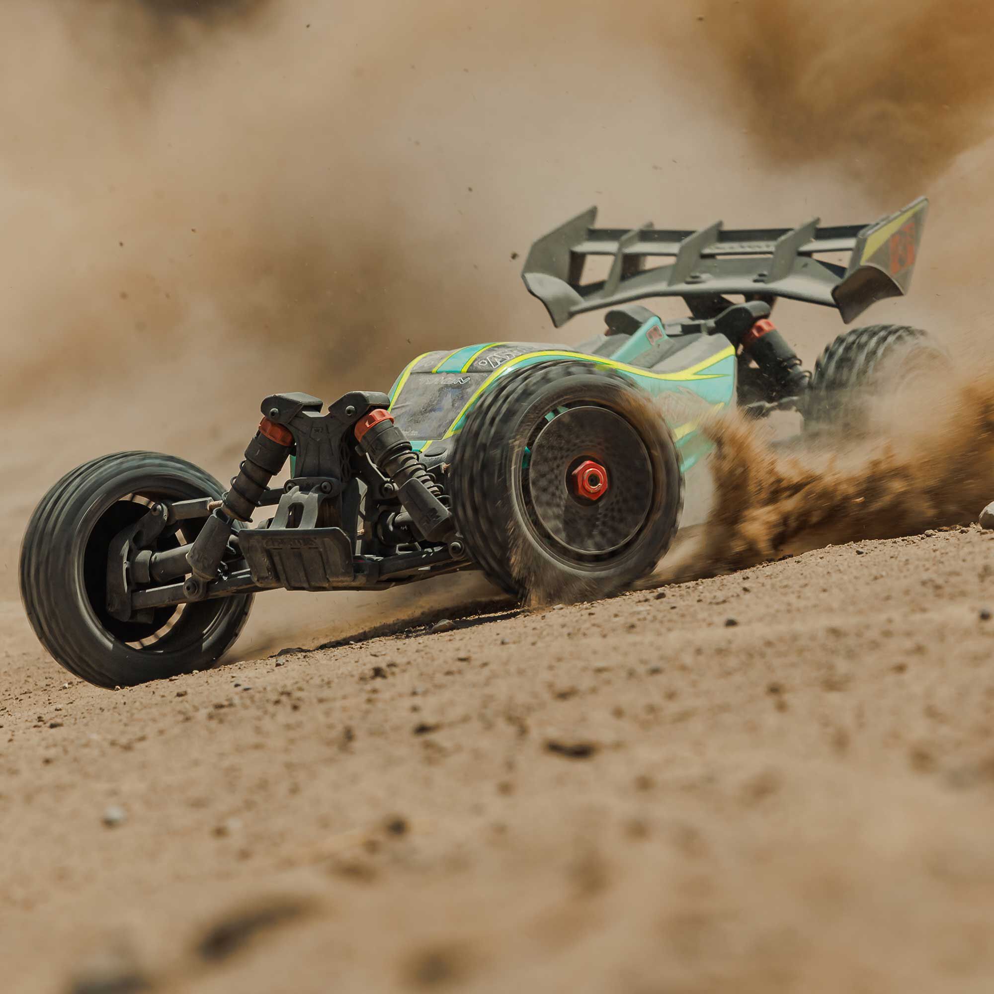 ARRMA 1/8 TYPHON 223S DSC 4X4 RTR Brushless Buggy, Green