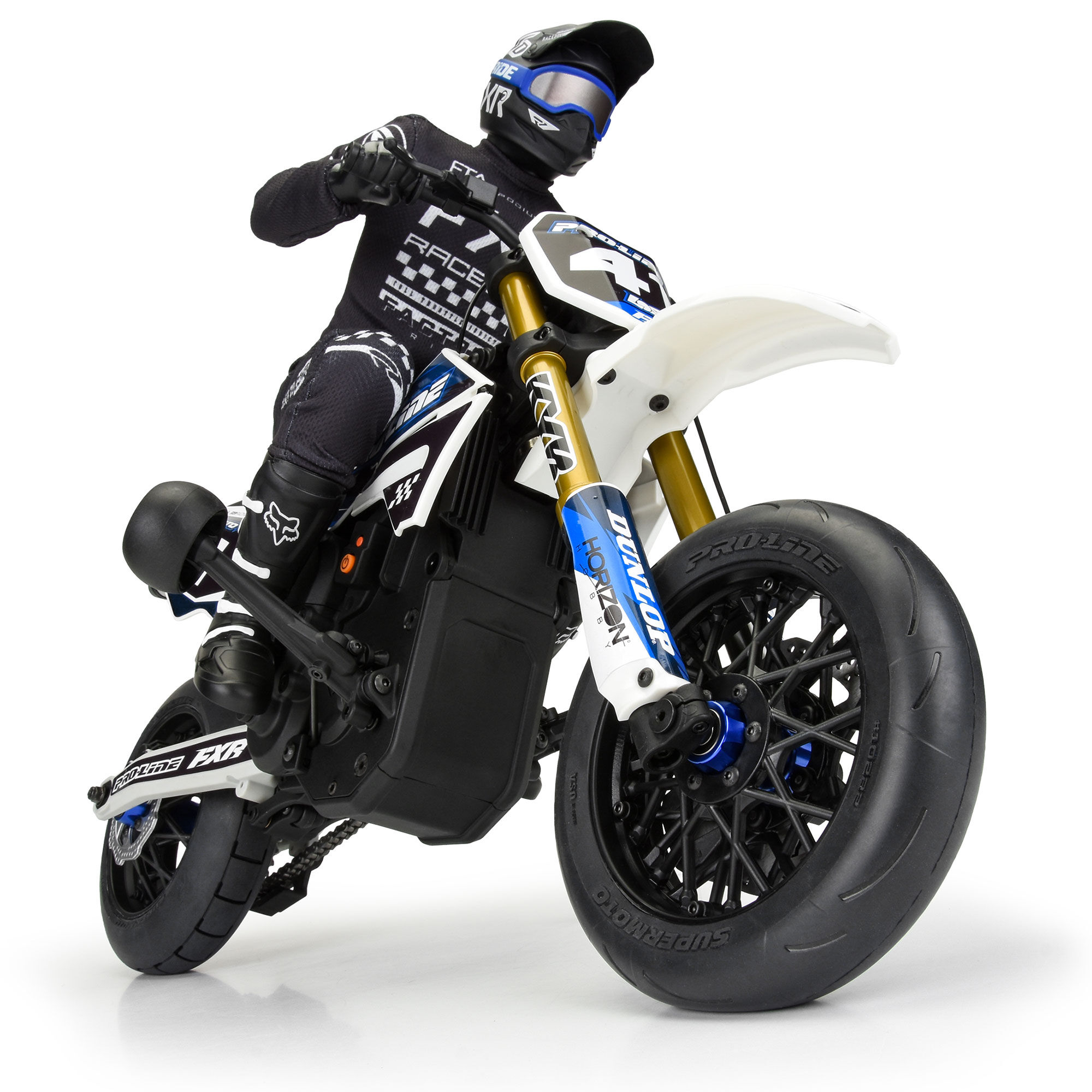 Pro-Line Racing 1/4 Supermoto S3 Motorcycle Front Tire MTD Black (1): Promoto-MX/SM