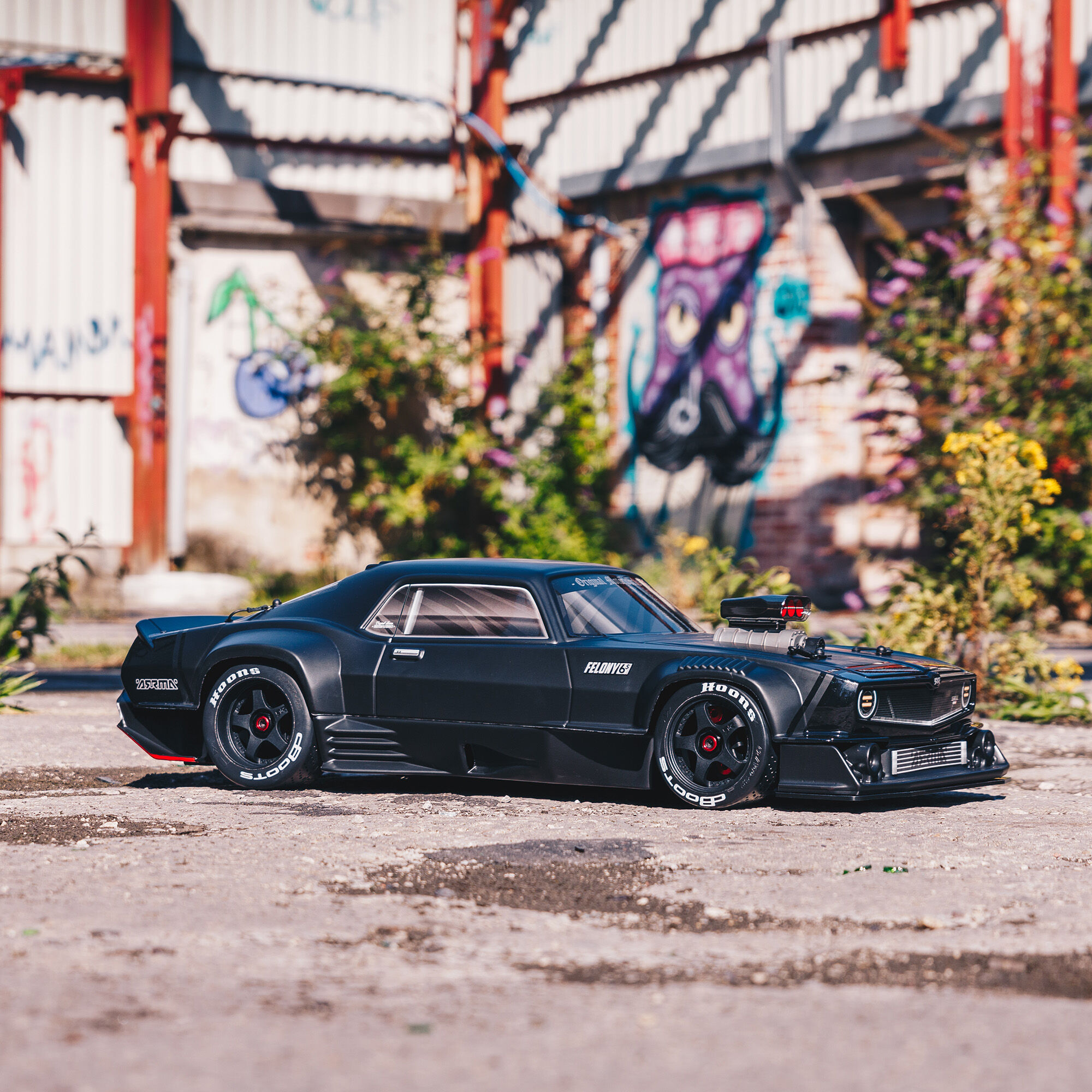 ARRMA 1/7 FELONY 6S AVC 4X4 RTR Brushless All-Road Street Bash, Black