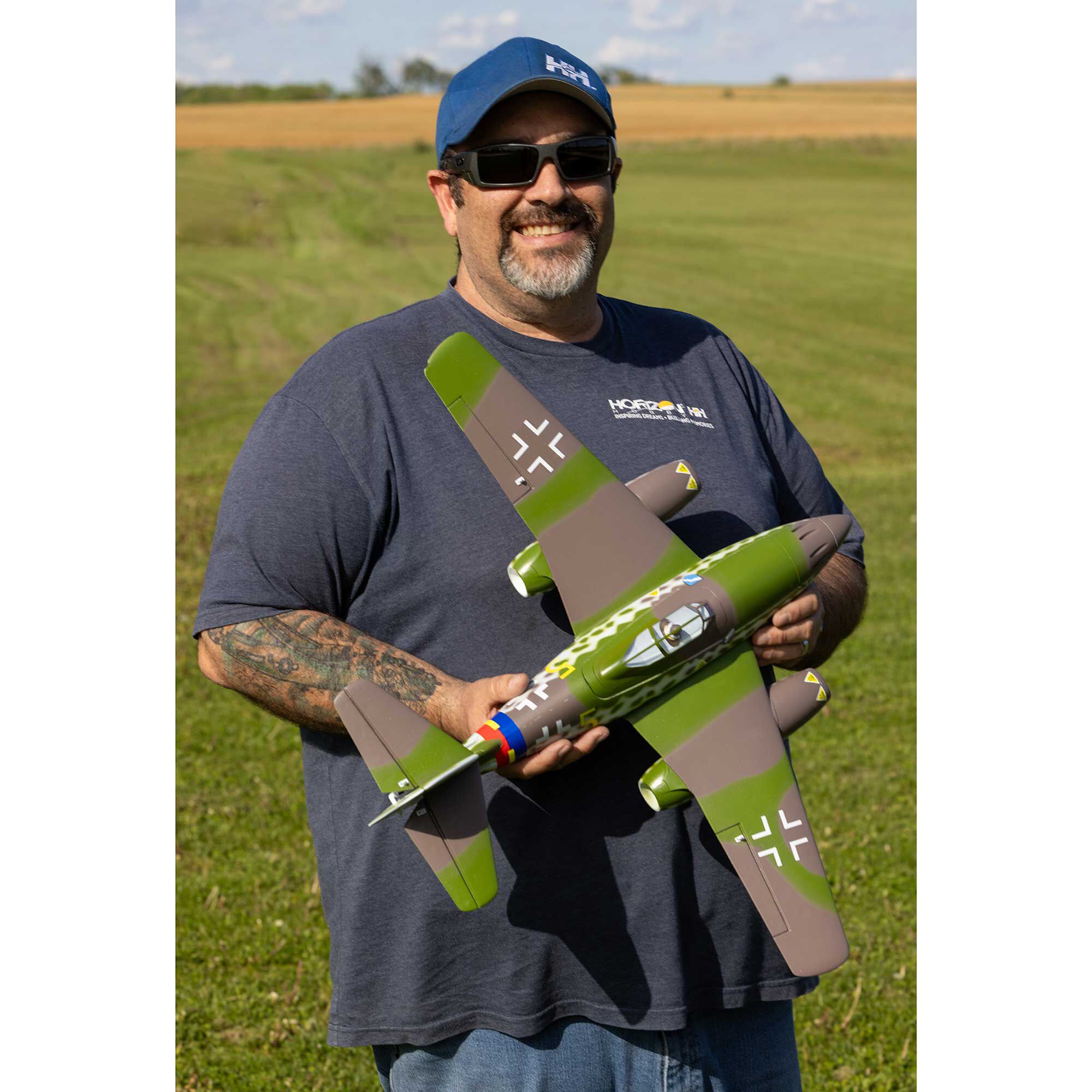 E-flite UMX Me 262 30mm EDF Jet BNF Basic with AS3X and SAFE Select, 660mm