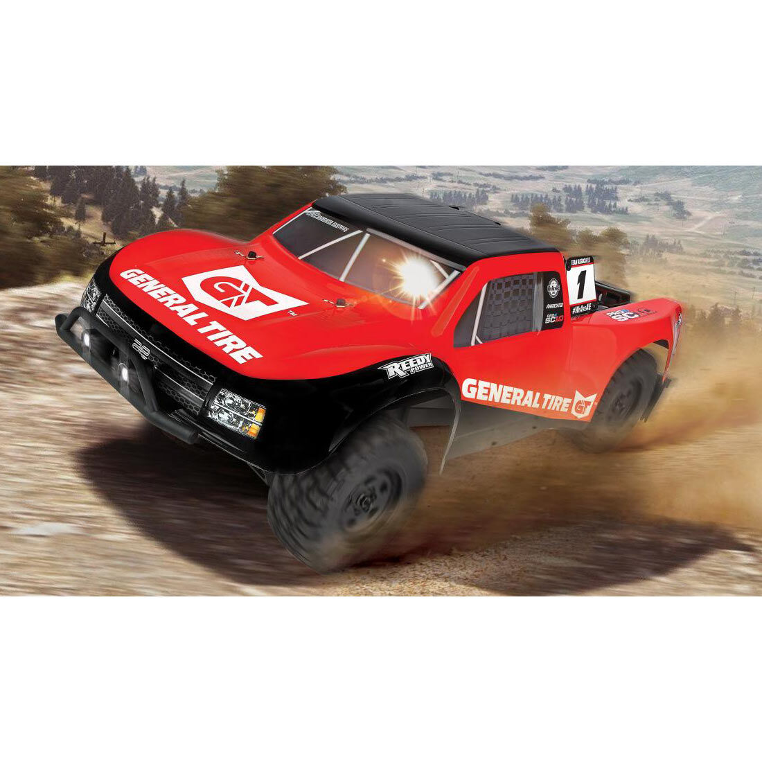 Team Associated 1/10 General Tire Pro4 SC10 RTR, 3S LiPo Combo