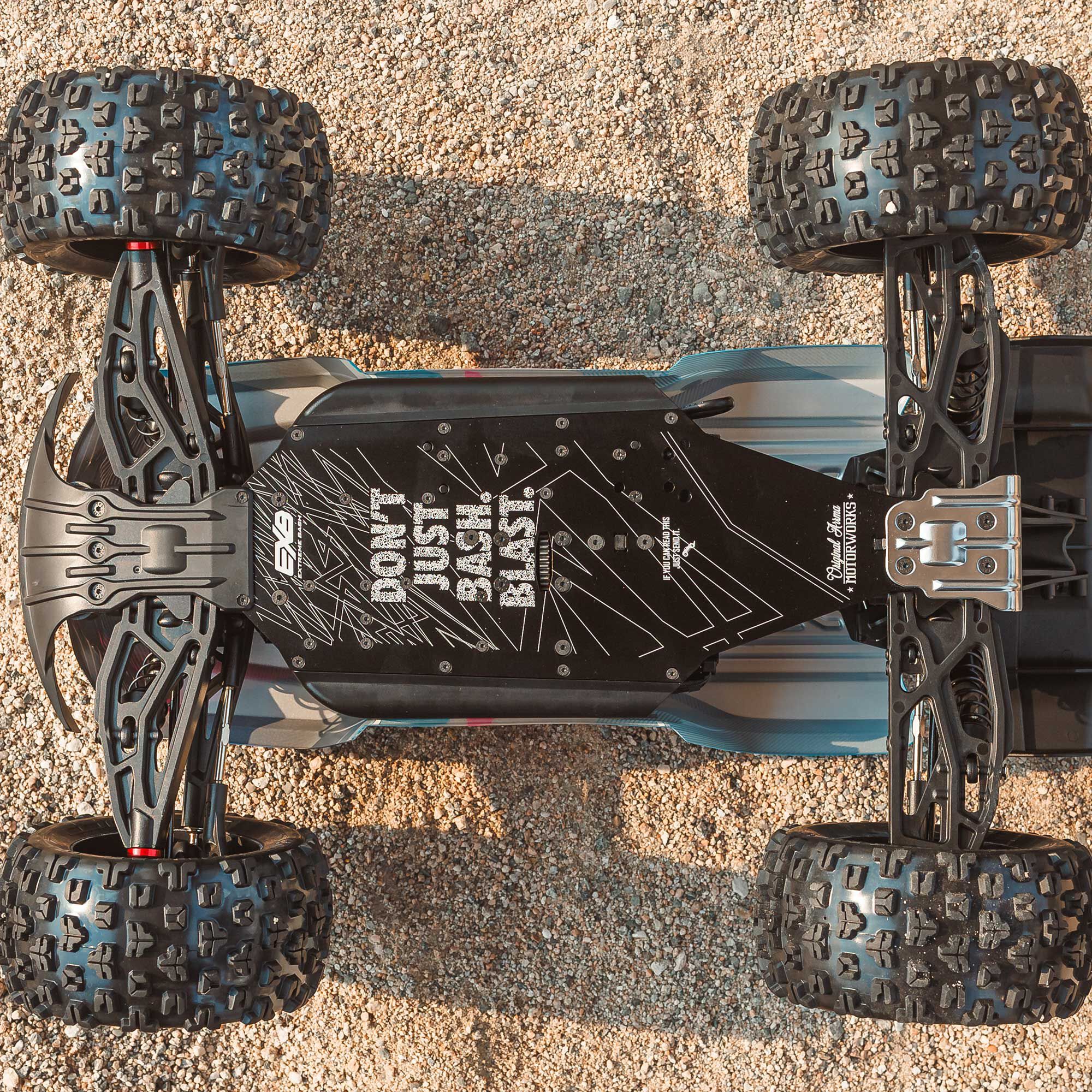 ARRMA 1/8 KRATON 6S 4X4 RTR Brushless Speed Truck, Blue/Orange