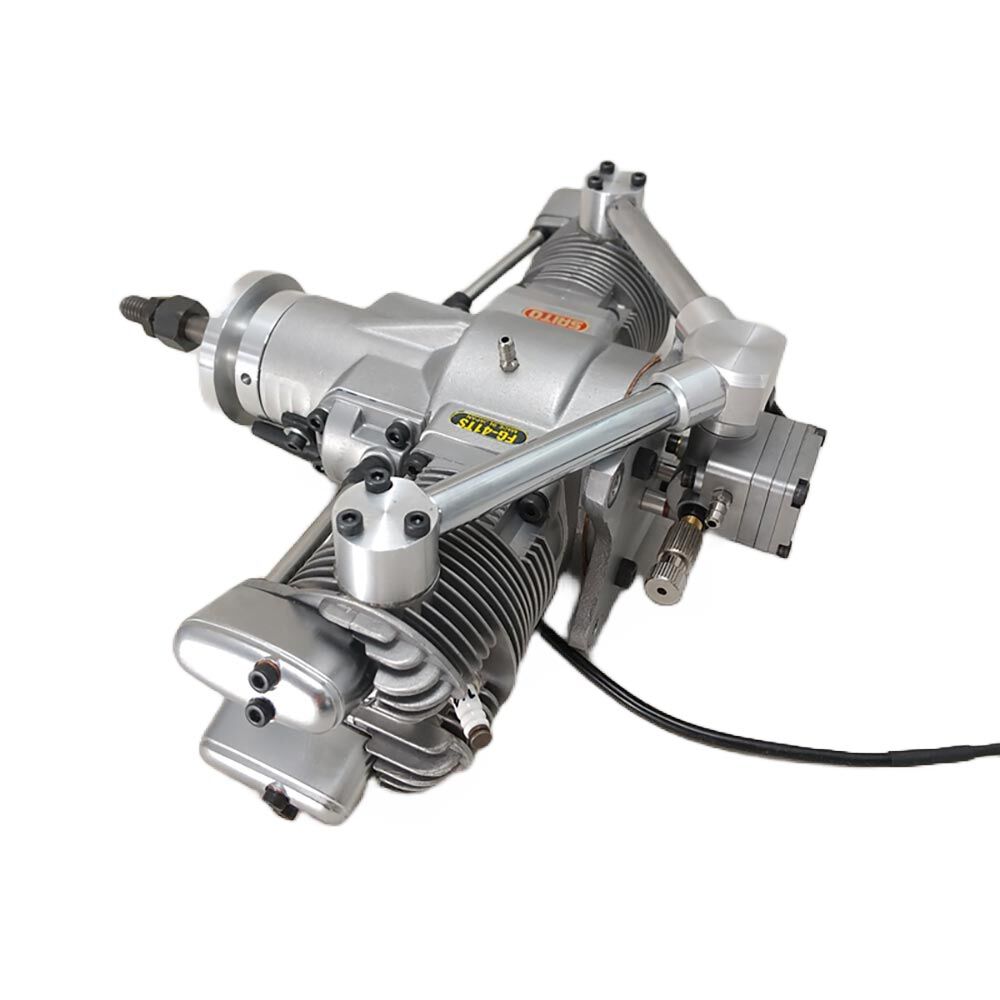 Saito Engines FG-41TS 41cc 4-Stroke Gas Twin-Cylinder Engine