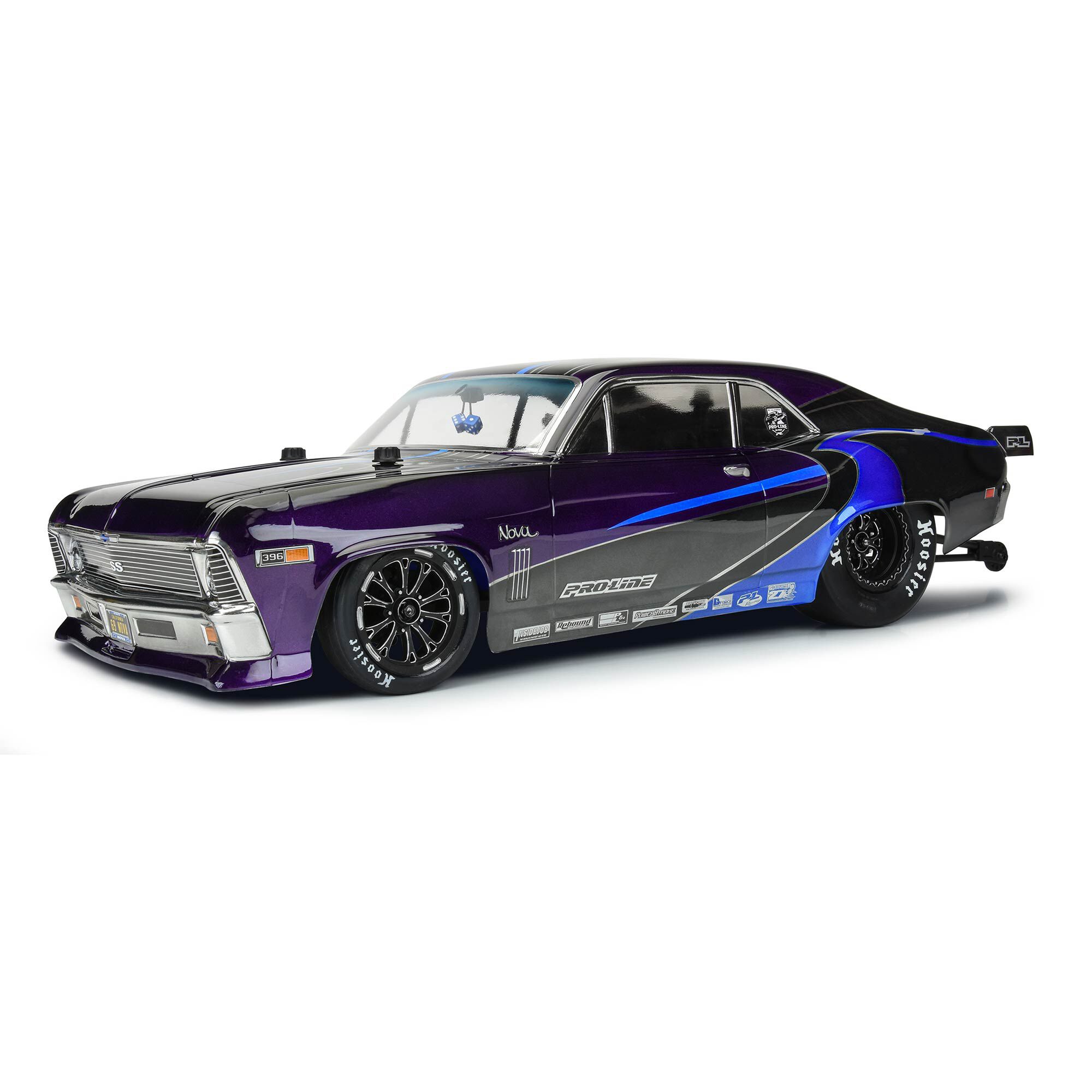 Pro-Line Racing 1/10 1969 Chevrolet Nova Clear Body: Drag Car
