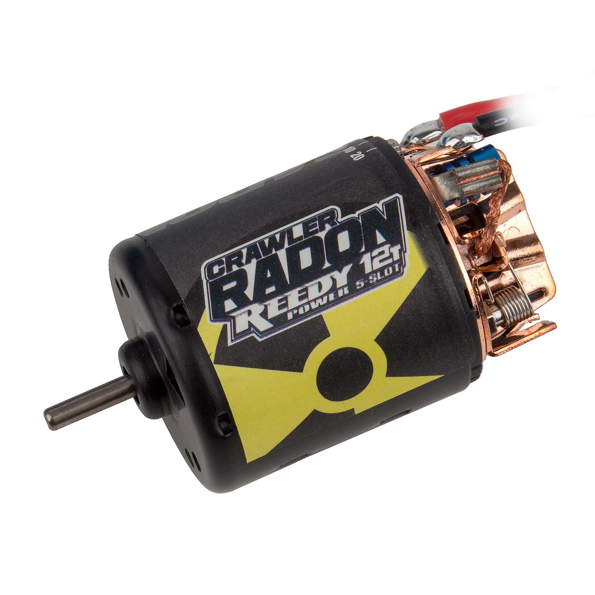 Team Associated Reedy Radon 2 Crawler 5-Slot Brushed Motor, 12T, 2700Kv: 3.5mm Bullet
