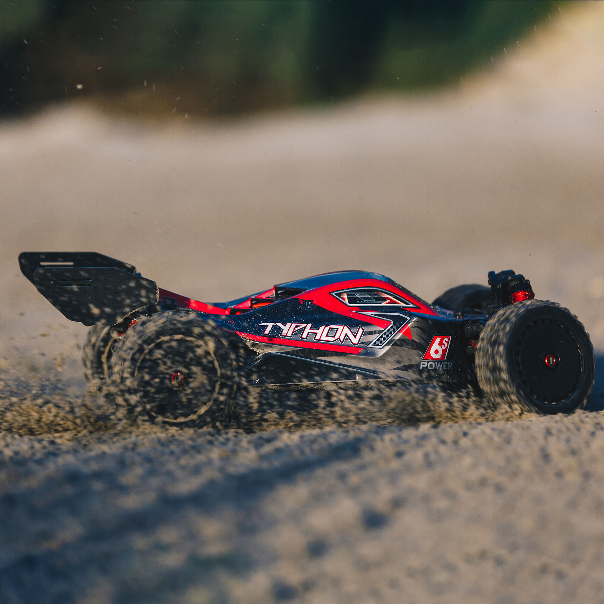 ARRMA 1/8 TYPHON 6S 4X4 RTR Brushless Buggy, Black