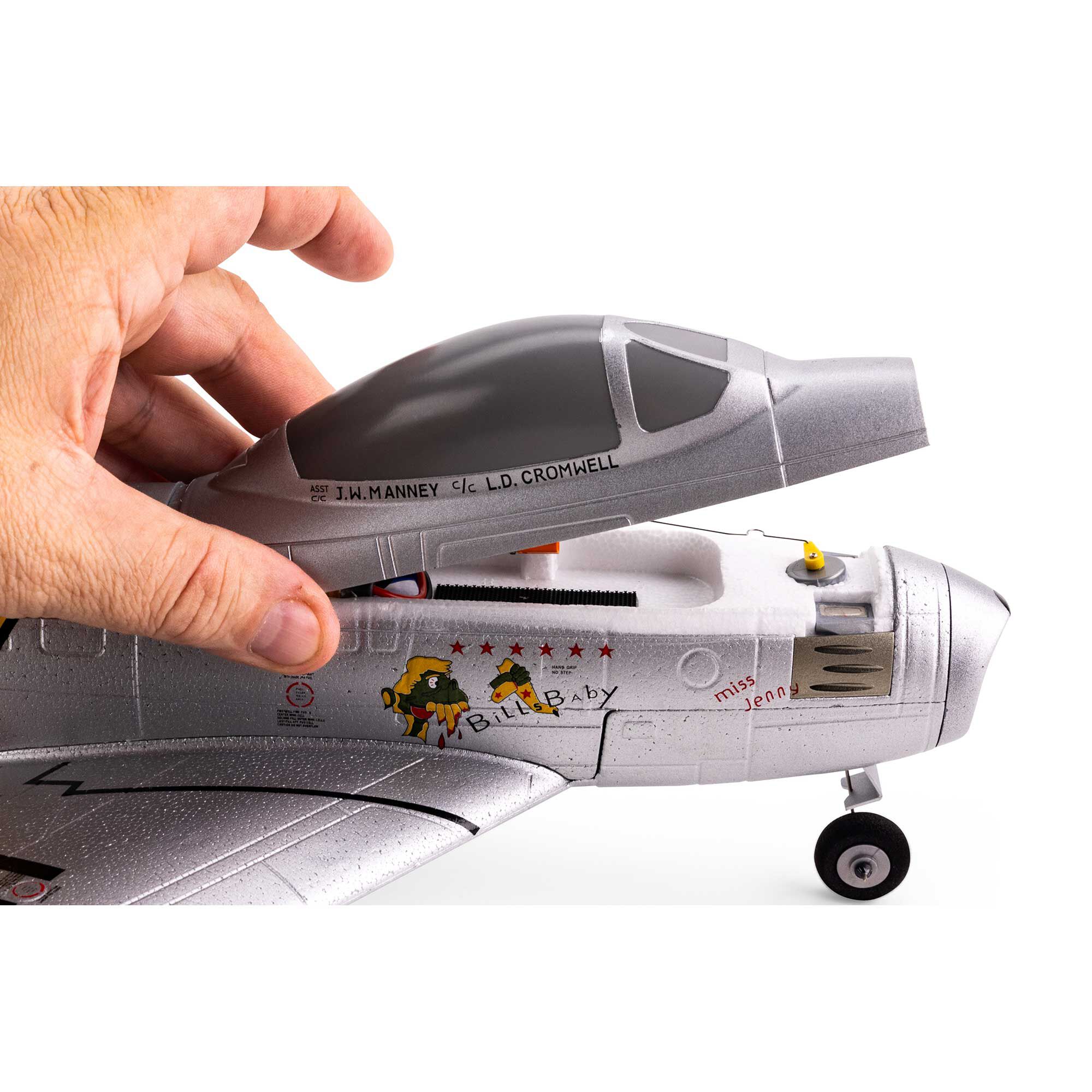 E-flite UMX F-86 Sabre 30mm EDF Jet BNF Basic with AS3X and SAFE Select