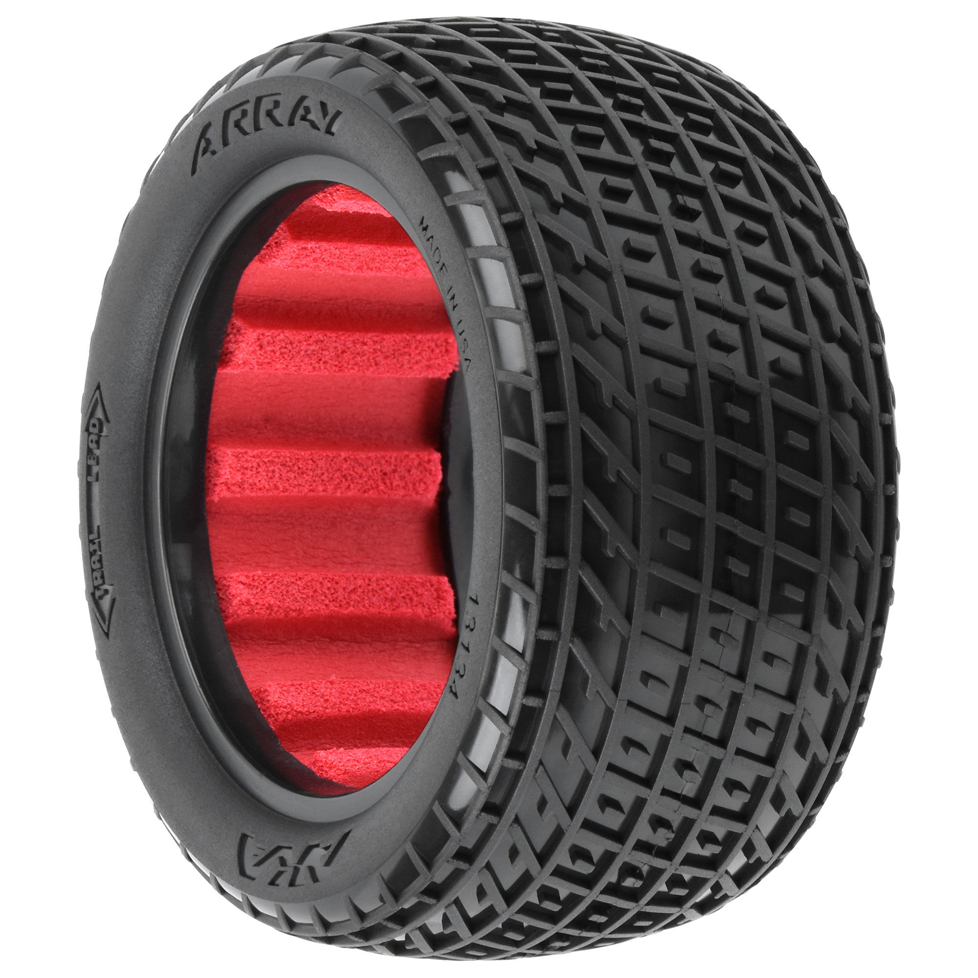 AKA PRODUCTS, INC. 1/10 Array Super Soft Long Wear Rear 2.2" Dirt Oval Tires (2)