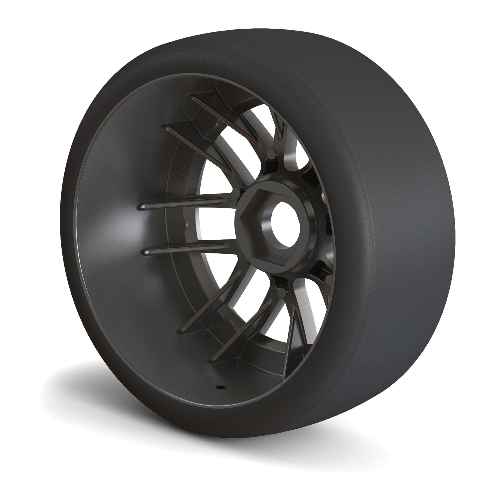 Pro-Line Racing 1/7 Goodyear NASCAR Cup F/R Belted MTD 17mm Gunmetal: Infraction 6S