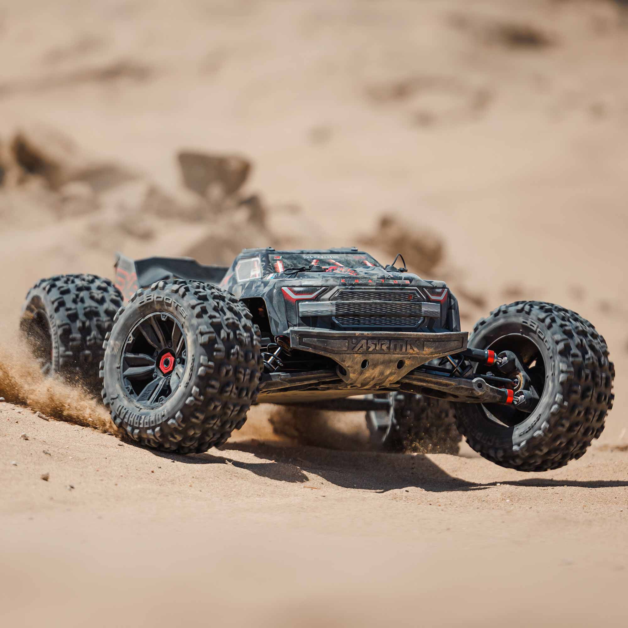 ARRMA 1/5 KRATON 8S EXB AVC 4X4 RTR Brushless Speed Truck, Black