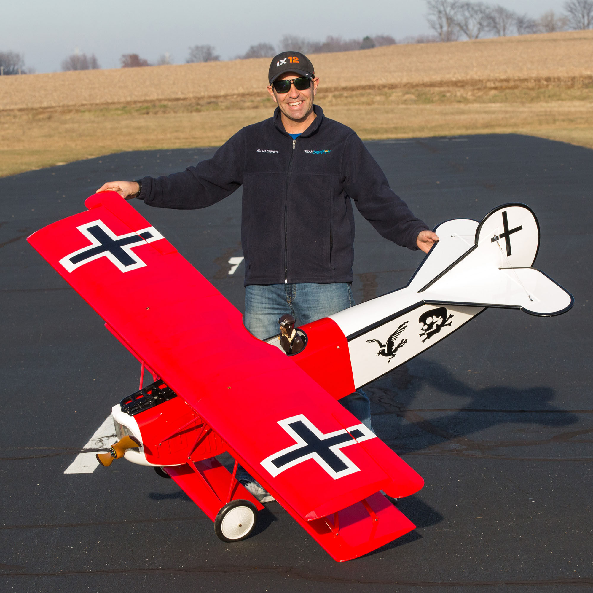 Hangar 9 Fokker D.VII 30-60cc ARF, 87"