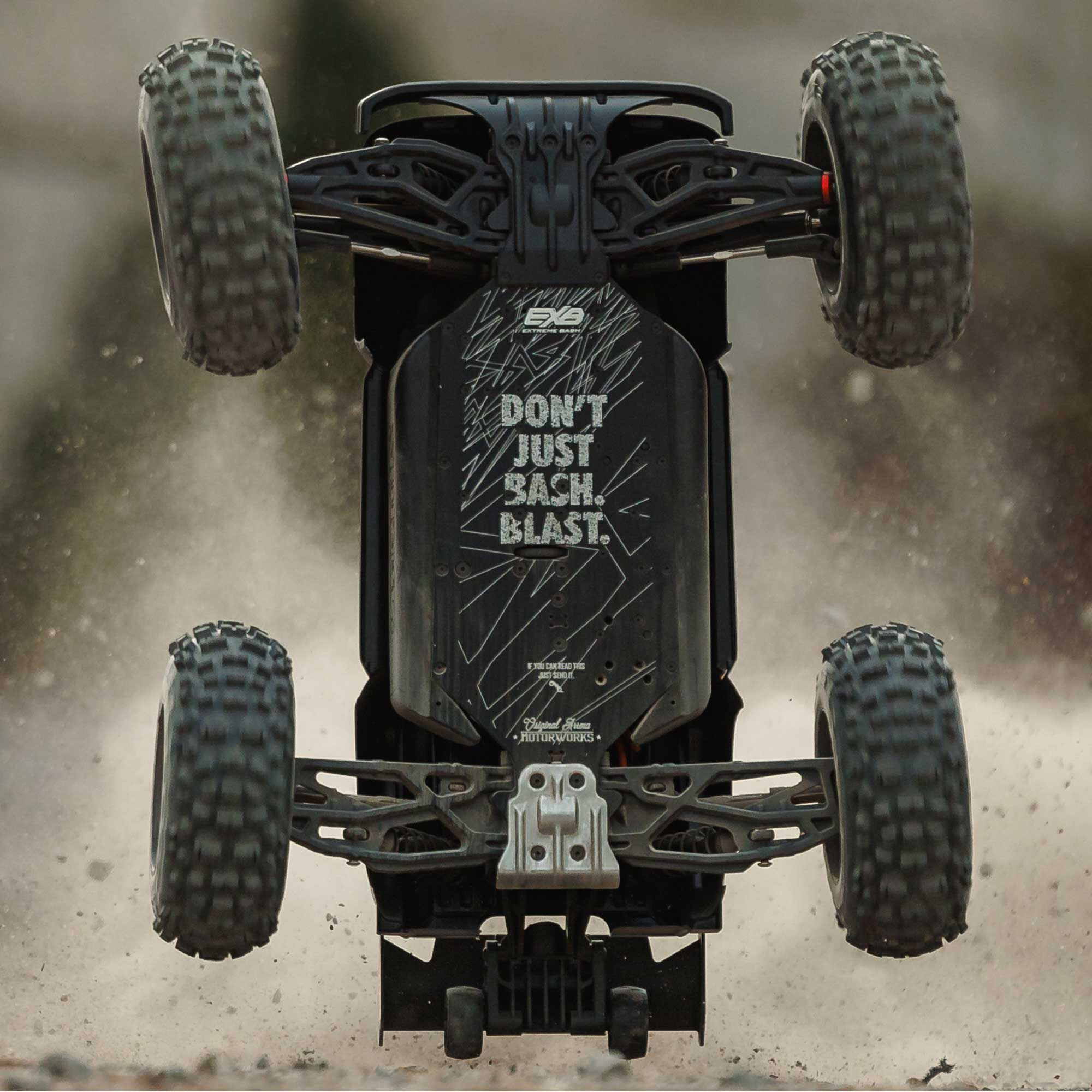ARRMA 1/8 NOTORIOUS 6S 4X4 RTR Brushless Stunt Truck, Black