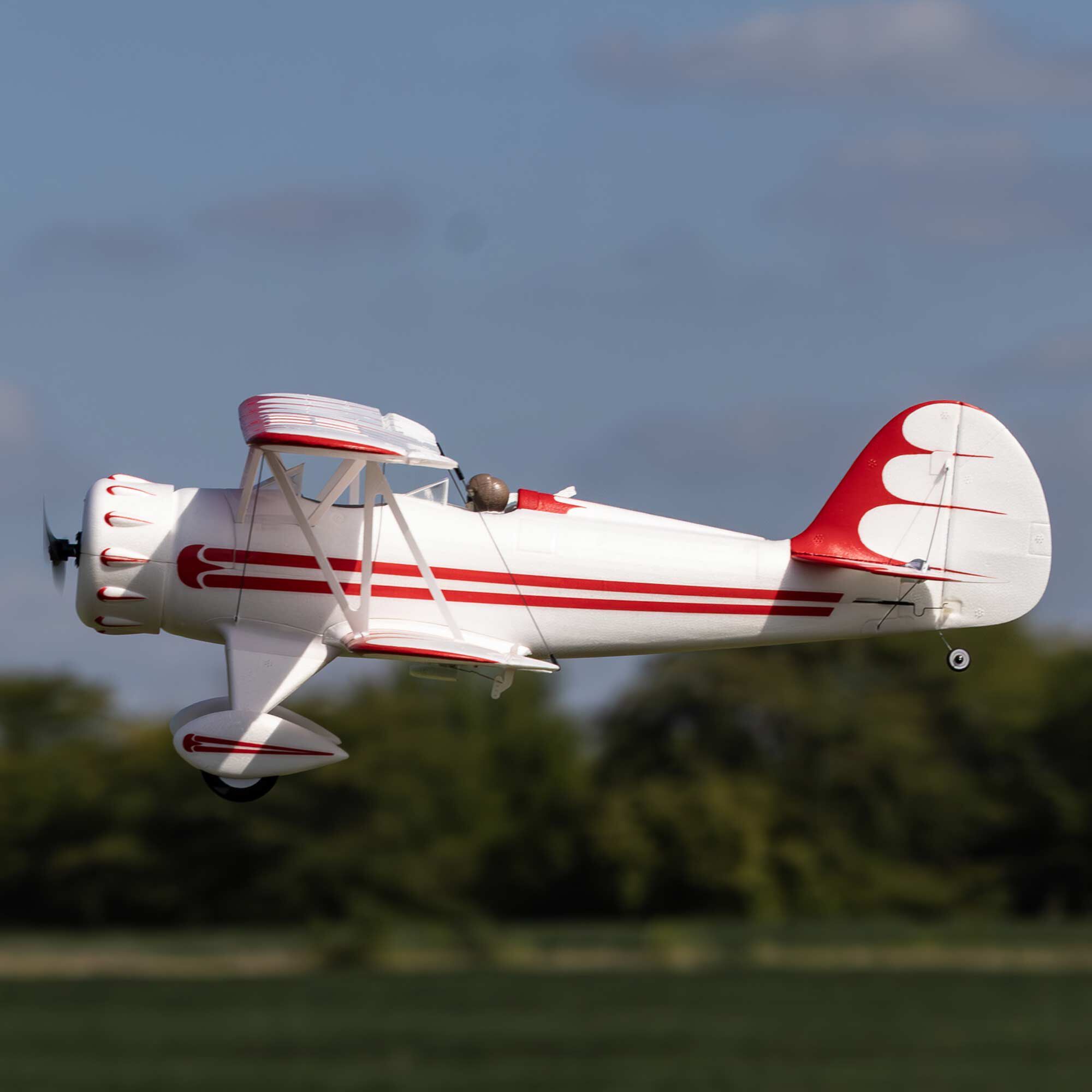 E-flite UMX WACO BNF Basic with AS3X and SAFE Select, White