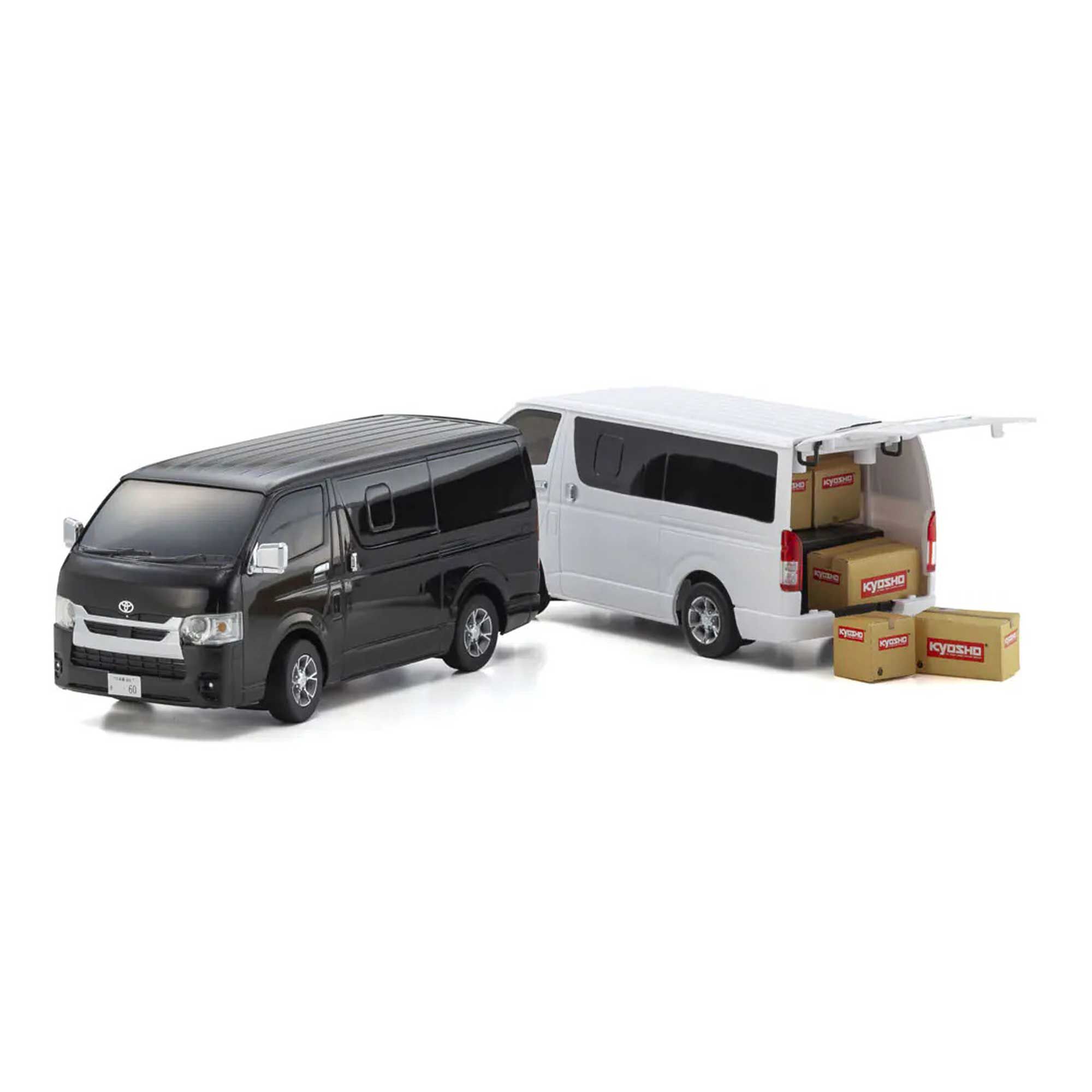 Kyosho 1/28 Hi-Ace Super GL 2WD On-Road First Mini-Z RTR, Black