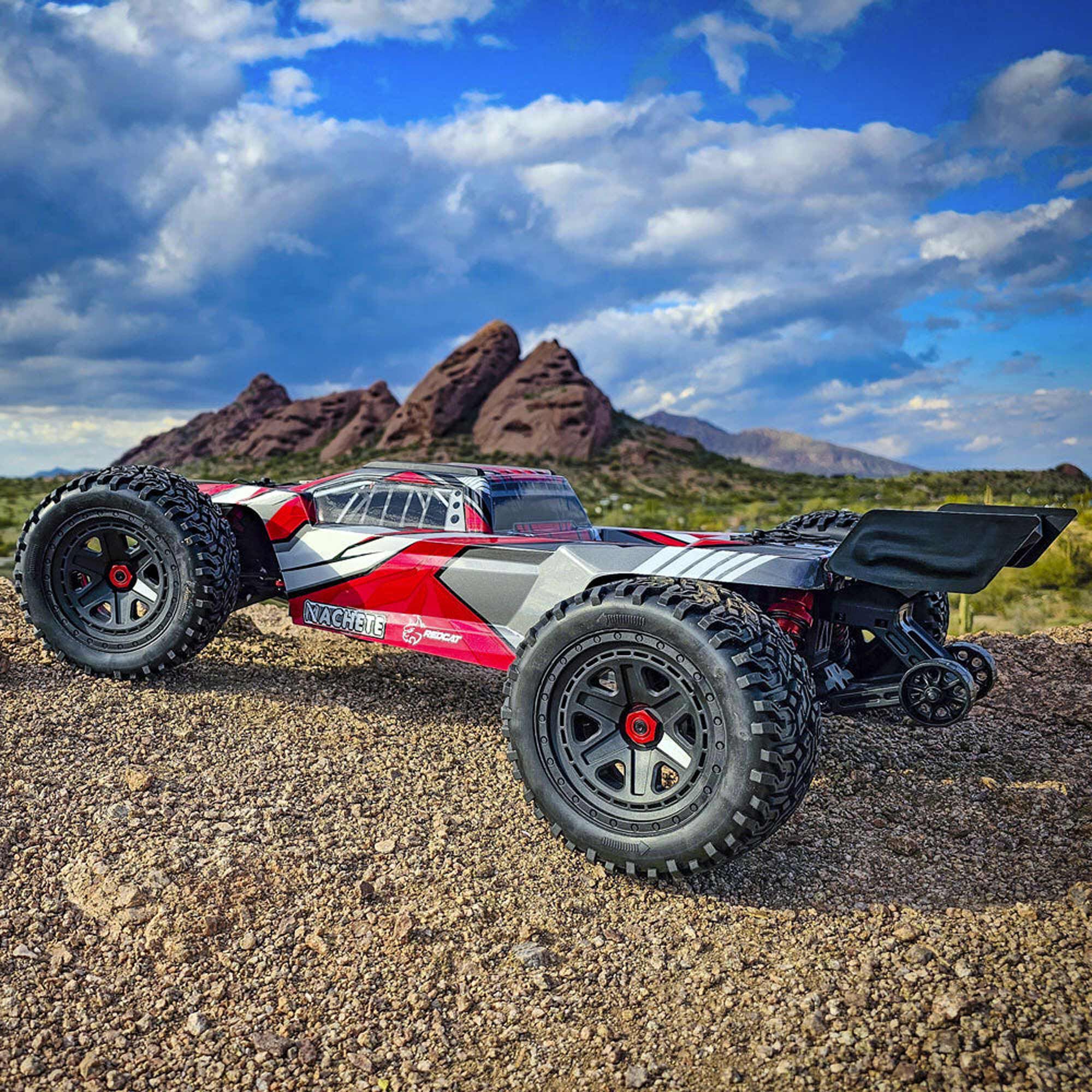 Redcat Racing 1/6 Machete 4S Brushless Electric Monster Truck, Red