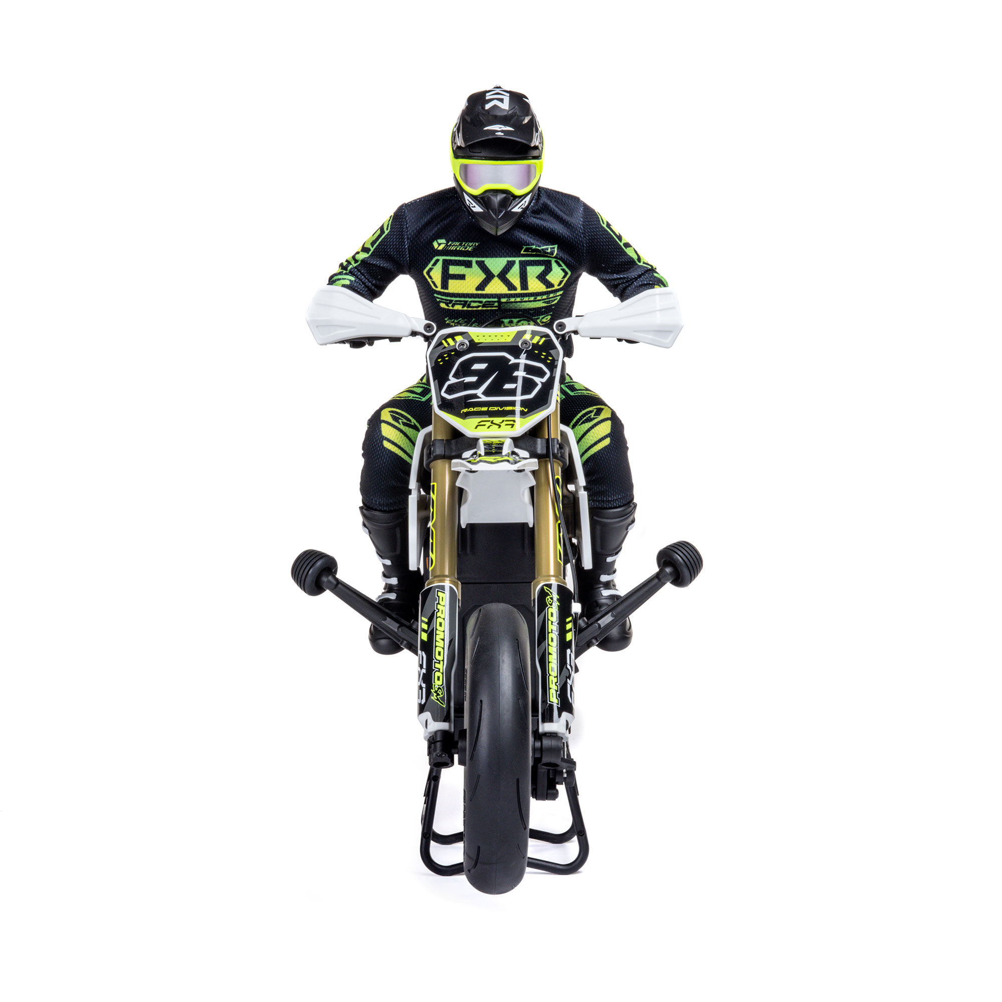 Losi 1/4 Promoto-SM FXR Supermoto Motorcycle RTR Basic, White
