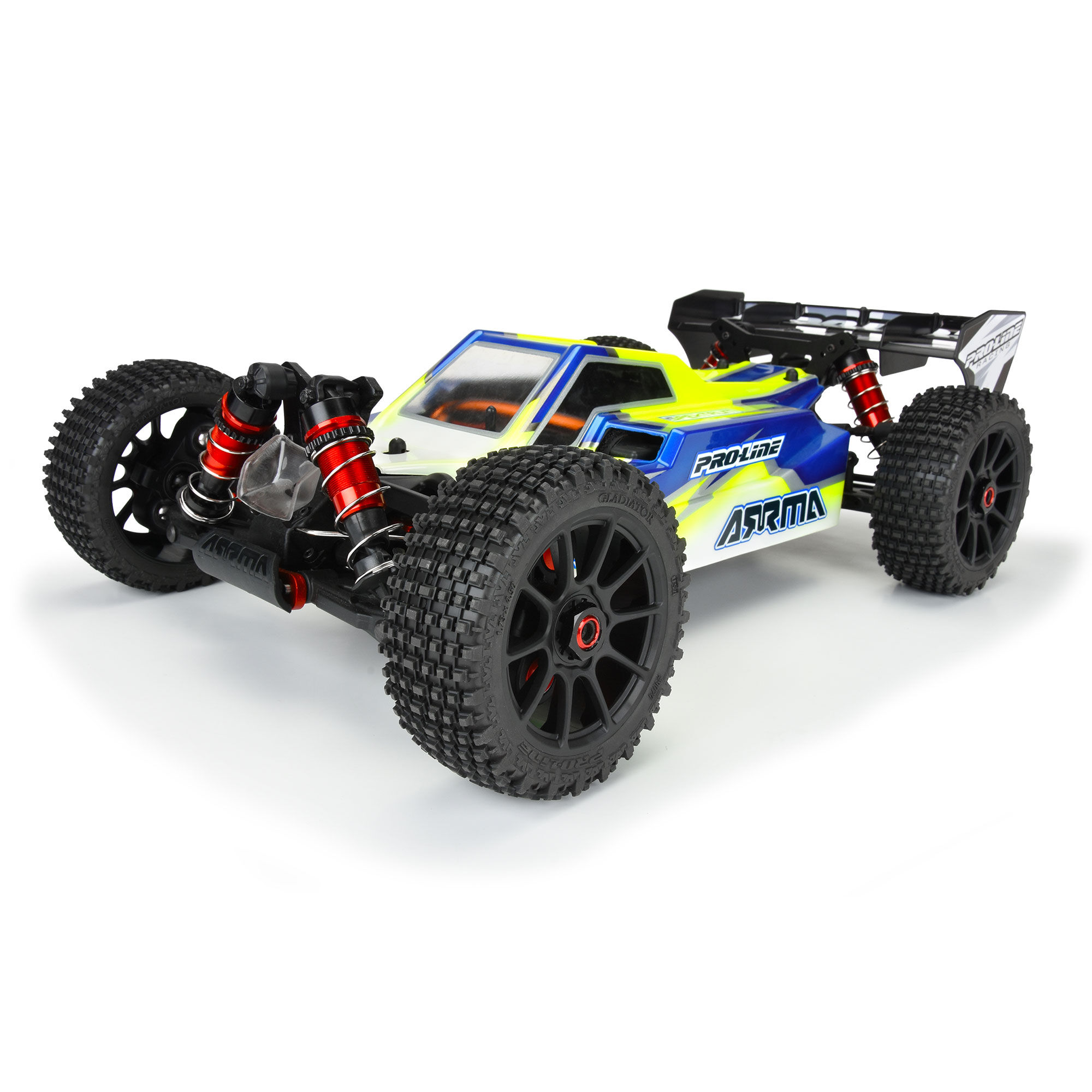 Pro-Line Racing 1/8 Gladiator M2 Fr/Rr Buggy Tires Mounted 17mm Black Mach 10 (2)