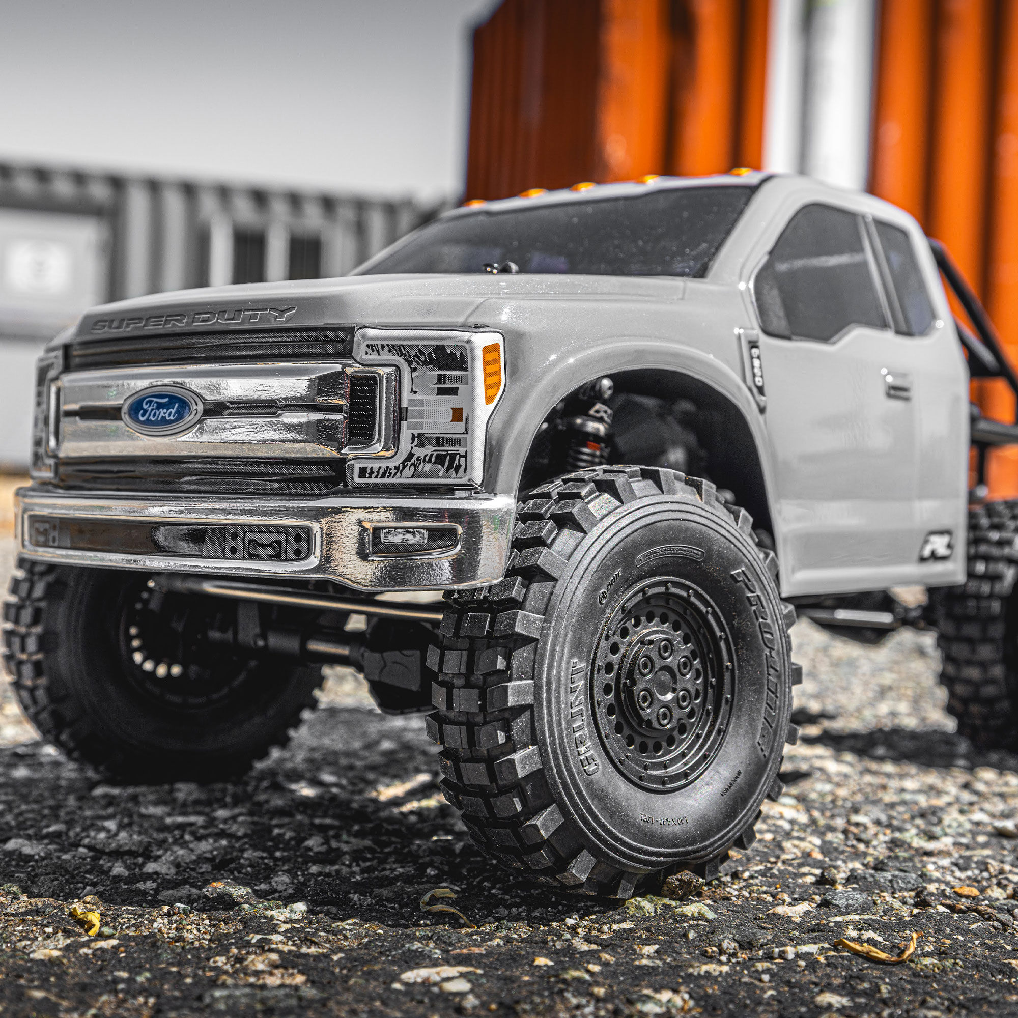 Pro-Line Racing 1/10 2017 Ford F-250 Super Duty Cab-Only Clear Body 12.3" WB Crawler