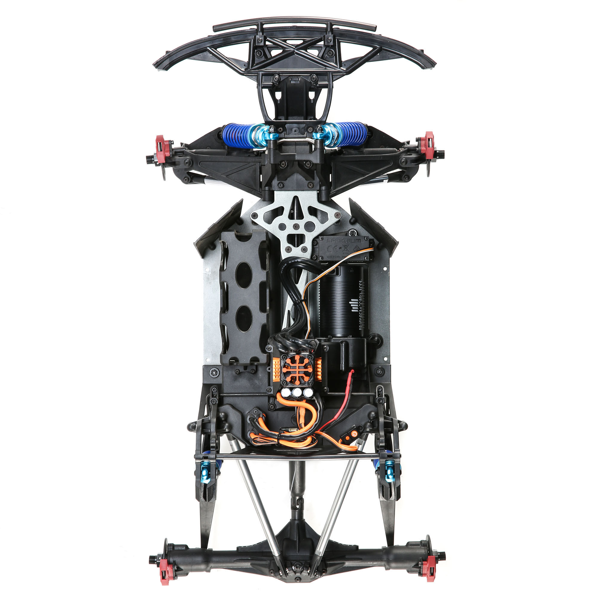 Losi 1/6 Super Baja Rey King Shocks 8S 4X4 RTR Brushless Desert Truck, Blue