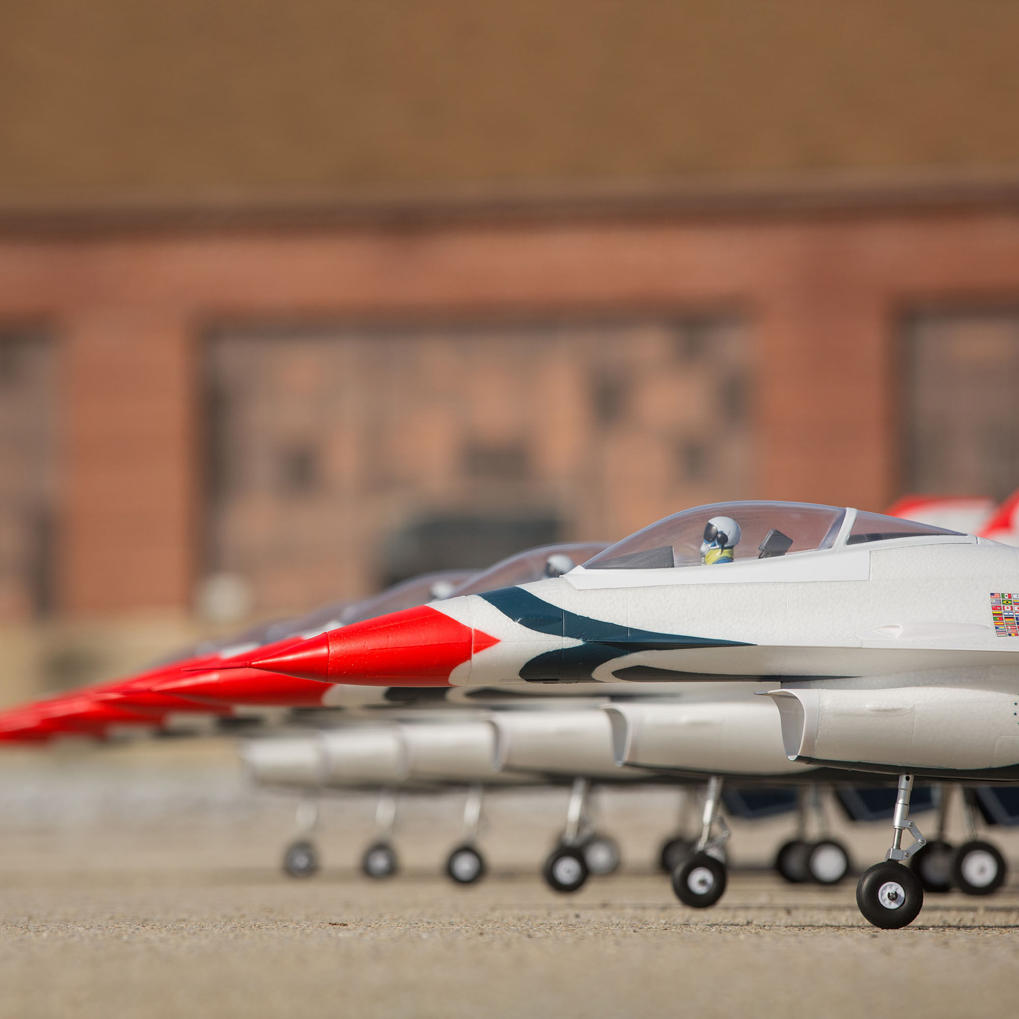 E-flite F-16 Thunderbirds 70mm EDF Jet BNF Basic with AS3X and SAFE Select