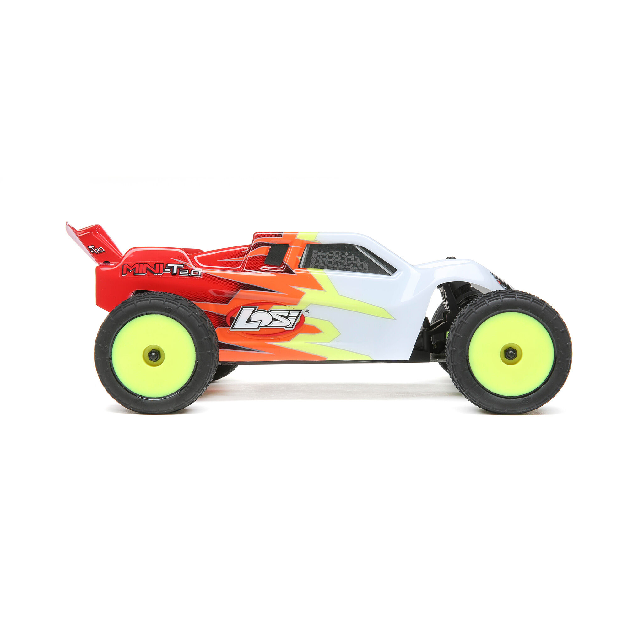 Losi 1/18 Mini-T 2.0 2S 2WD RTR Brushed Stadium Truck (Battery & Charger included), Red