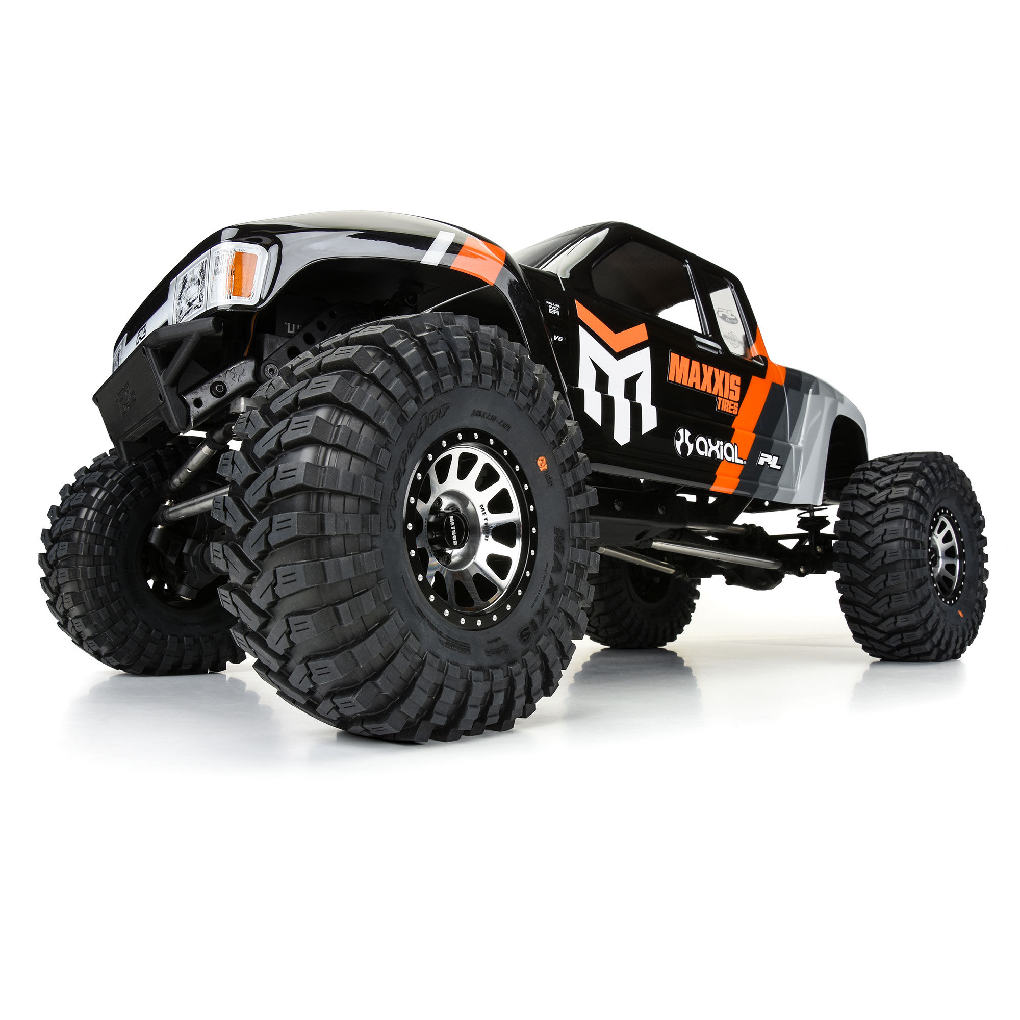 Pro-Line Racing 1/6 Method 305 Alum F/R 2.9" +2 Offset SCX6 Wheel Faces (2) Silver