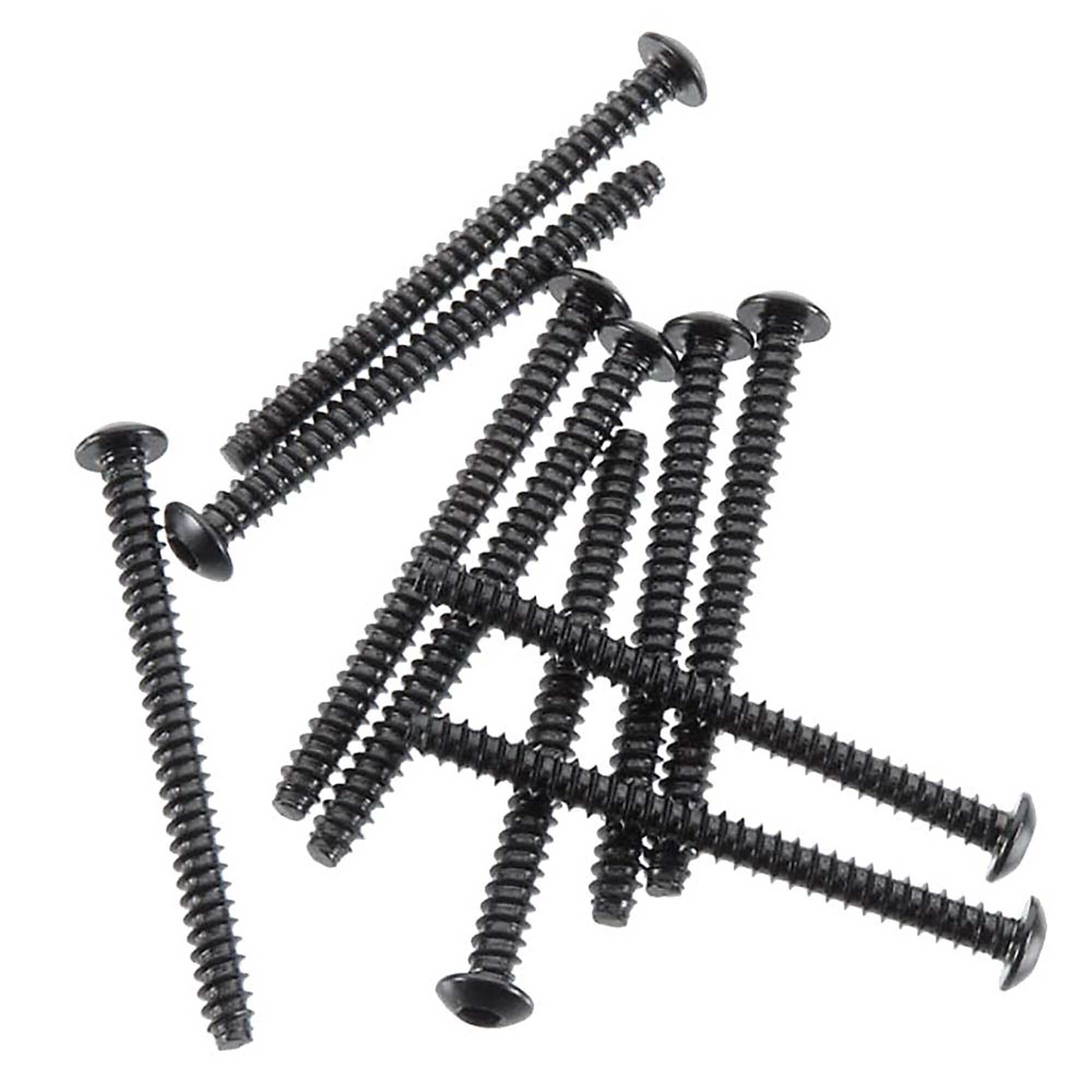 Axial Hex Socket Tapping Button Head M3x35mm, Black (10)