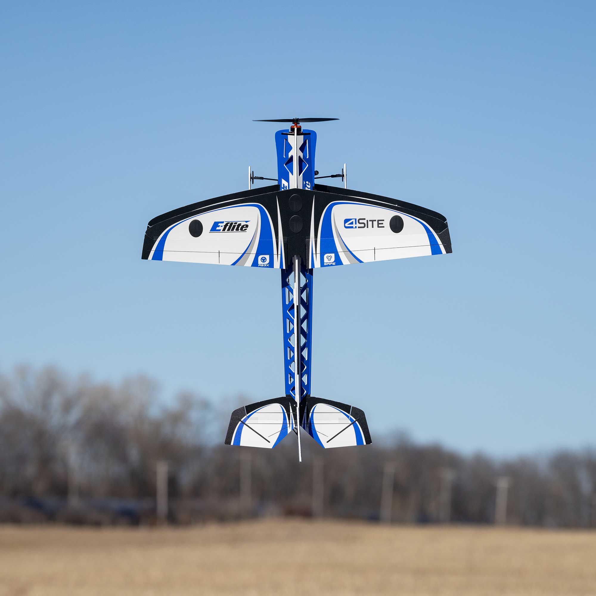 E-flite 4-Site 3D FF (Flat Foamy) 800mm BNF Basic with AS3X+ and SAFE Select