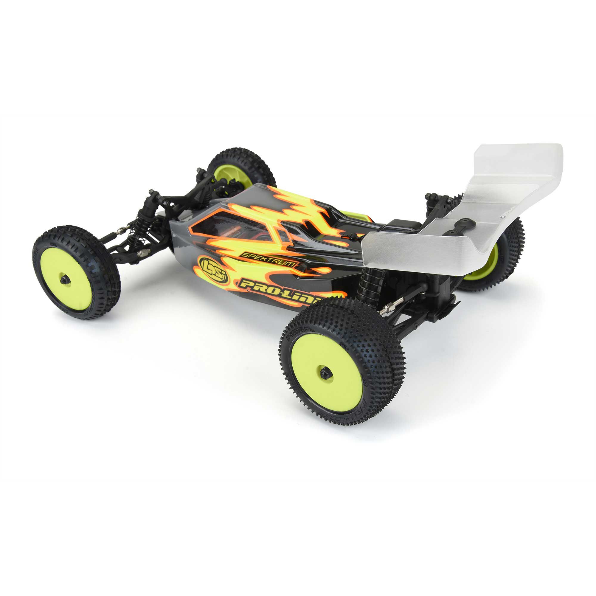 Pro-Line Racing 1/18 Prism Rear Carpet Mini-B Tires Mounted 8mm Yellow Wheels (2)