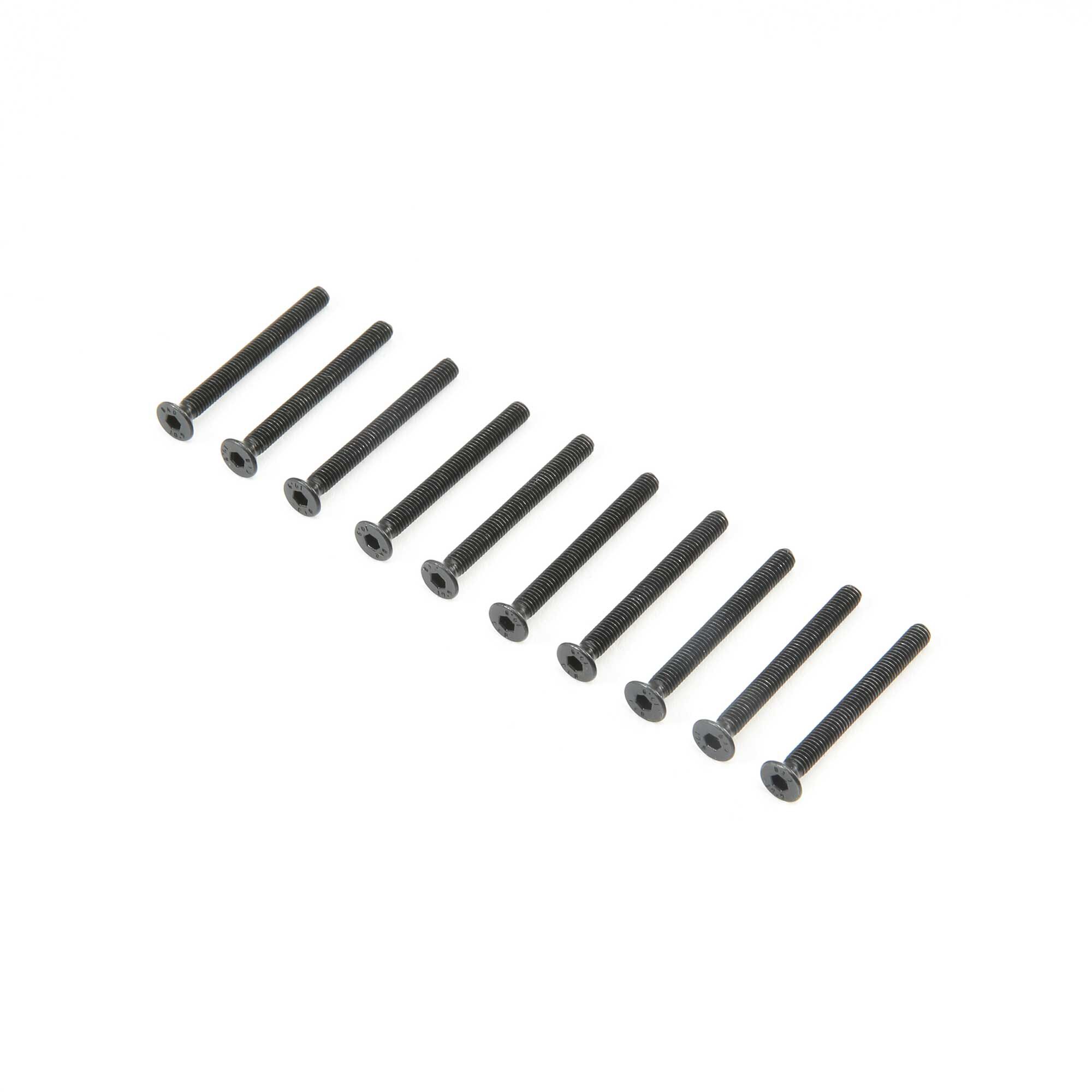 Team Losi Racing Flat Head Screws M3 x 30mm (10)