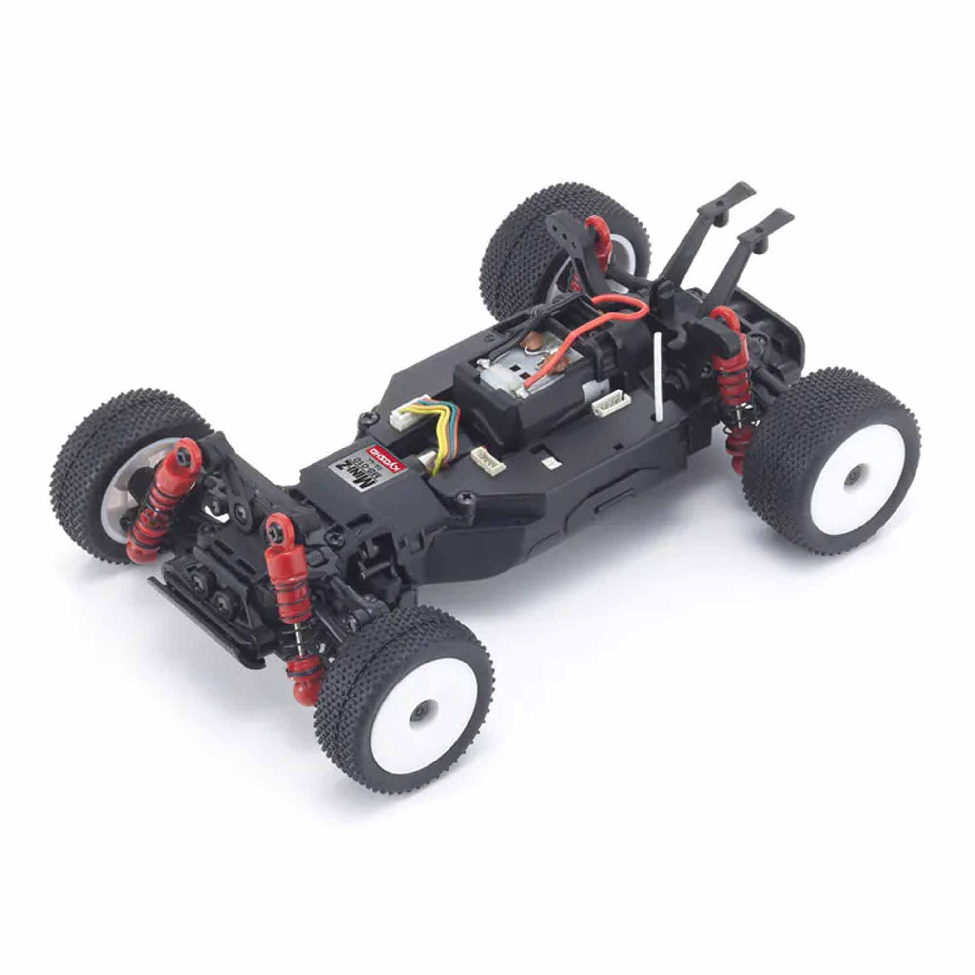 Kyosho 1/28 Inferno MP9 Mini-Z 4x4 Off-Road Buggy RTR, Blue/Yellow