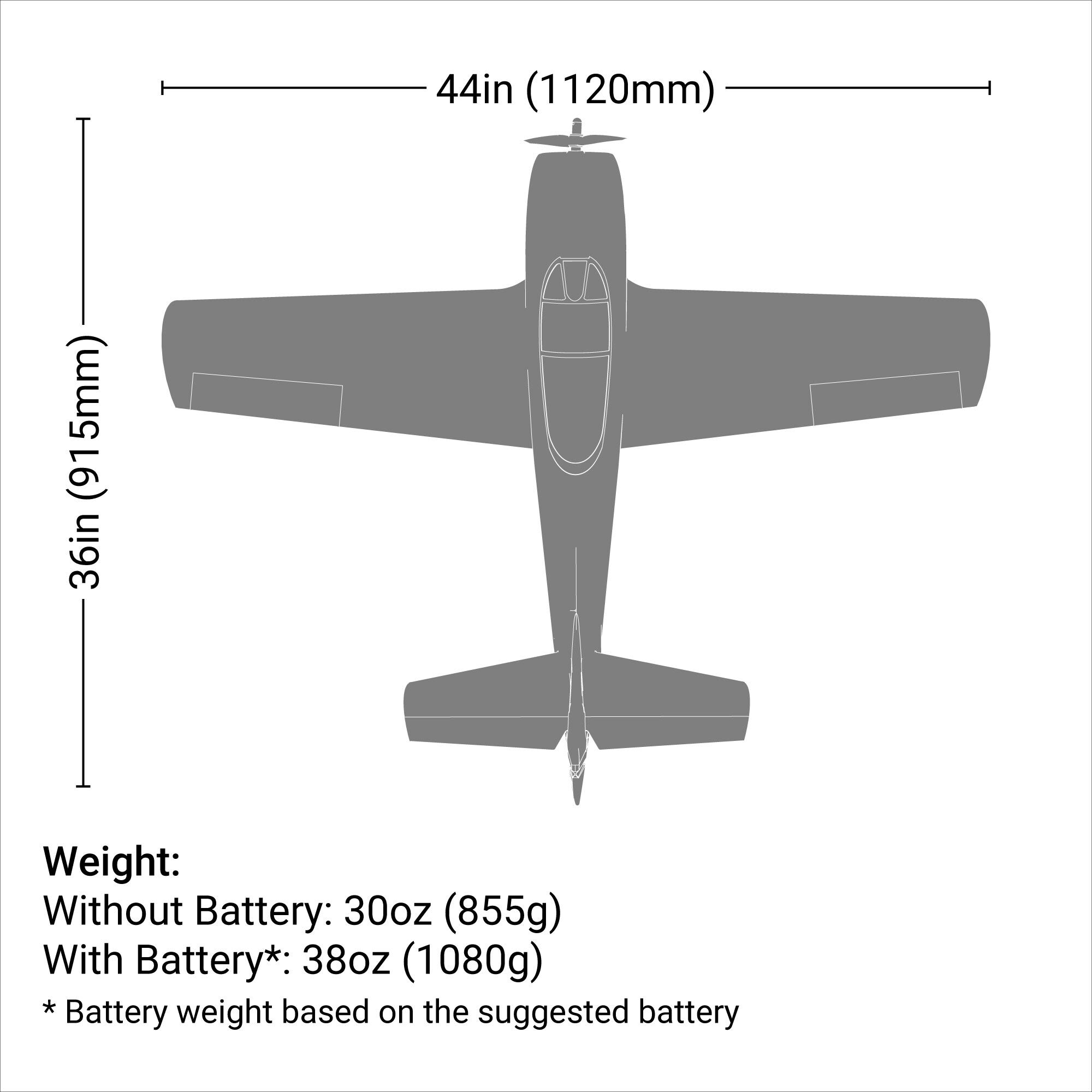 E-flite T-28 Trojan 1.1m PNP