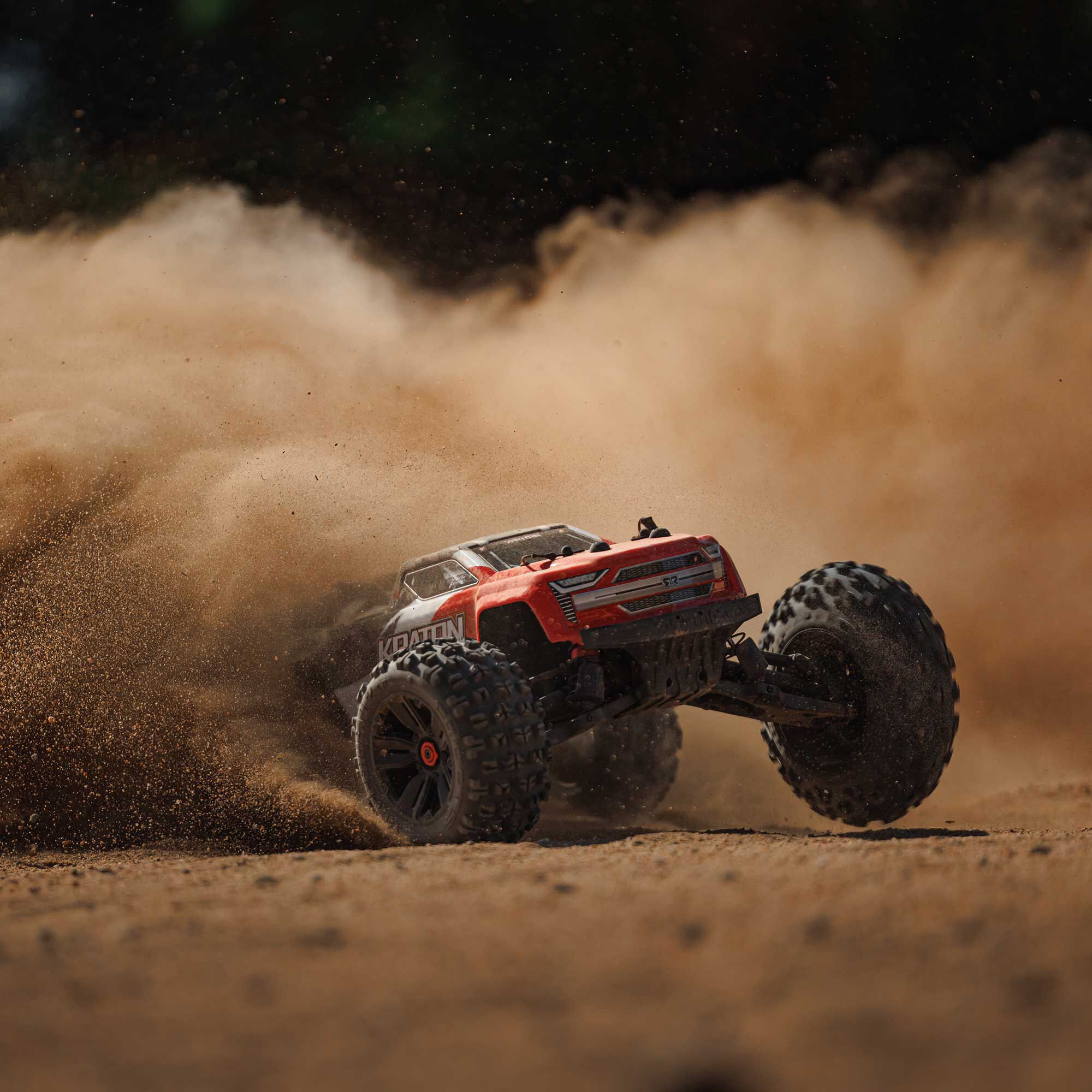 ARRMA 1/10 KRATON 4S 4X4 RTR Brushless Speed Truck, Red