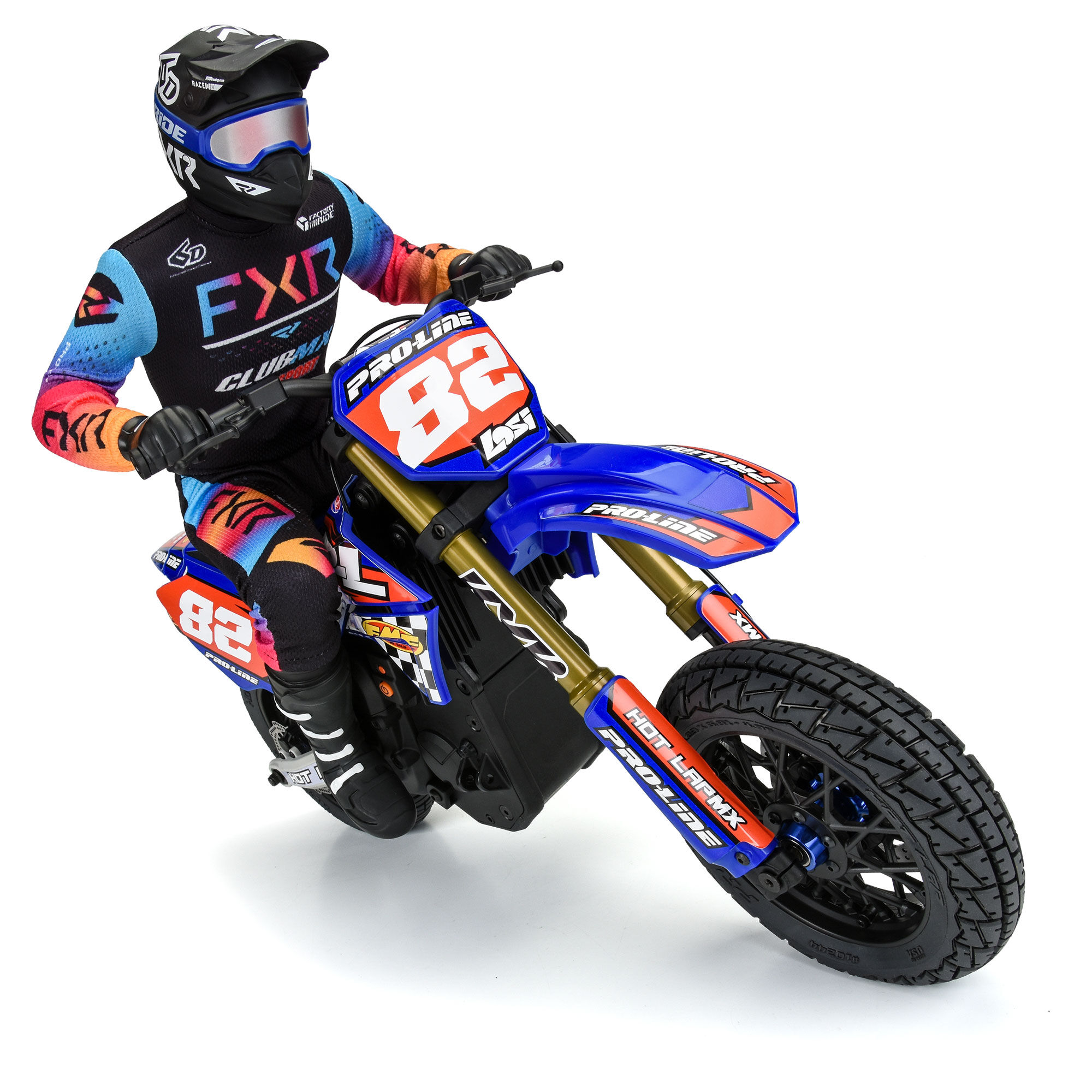 Pro-Line Racing 1/4 Hot Lap MX S3 Front Tire MTD Black Supermoto Wheel: Promoto-MX/SM