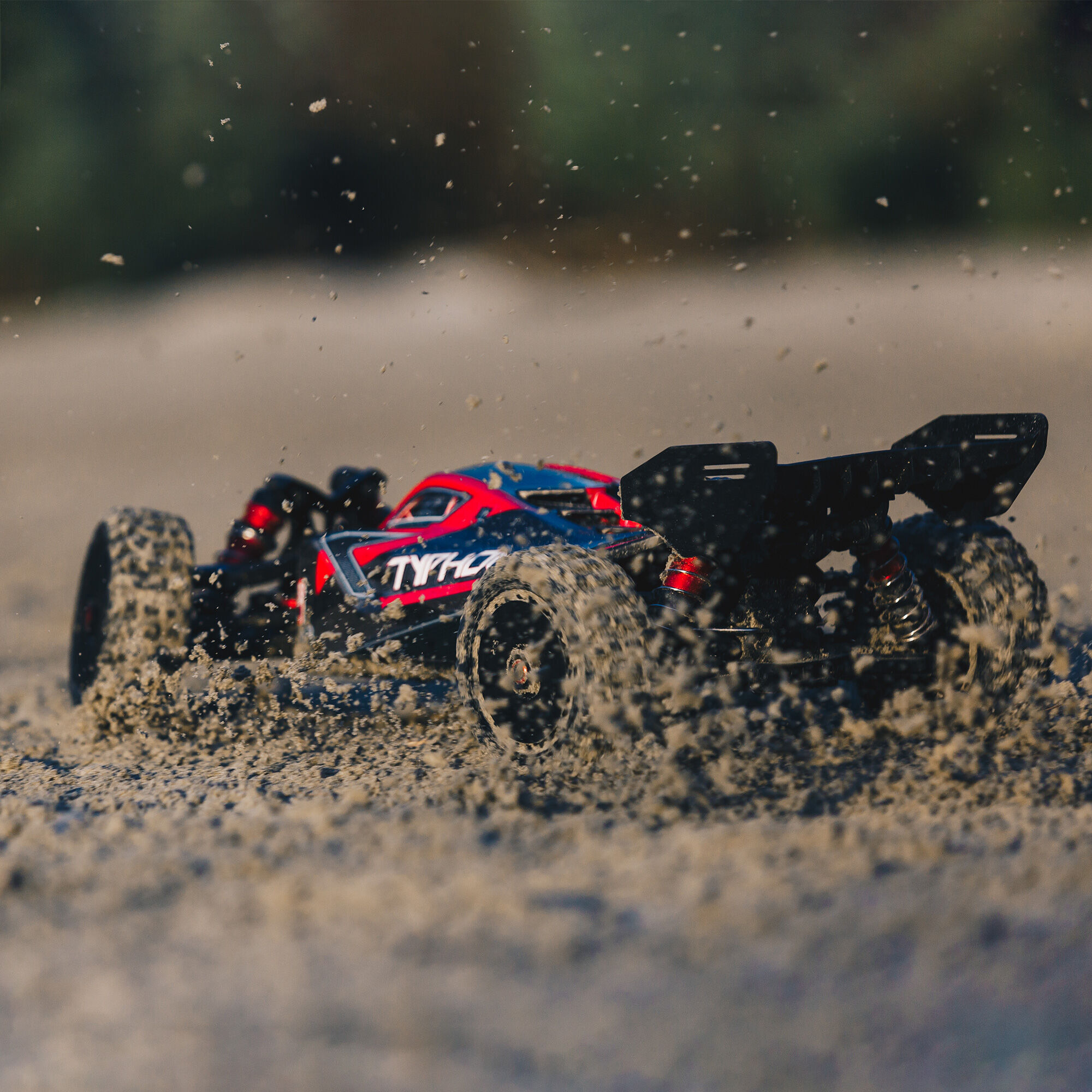 ARRMA 1/8 TYPHON 6S 4X4 RTR Brushless Buggy, Black