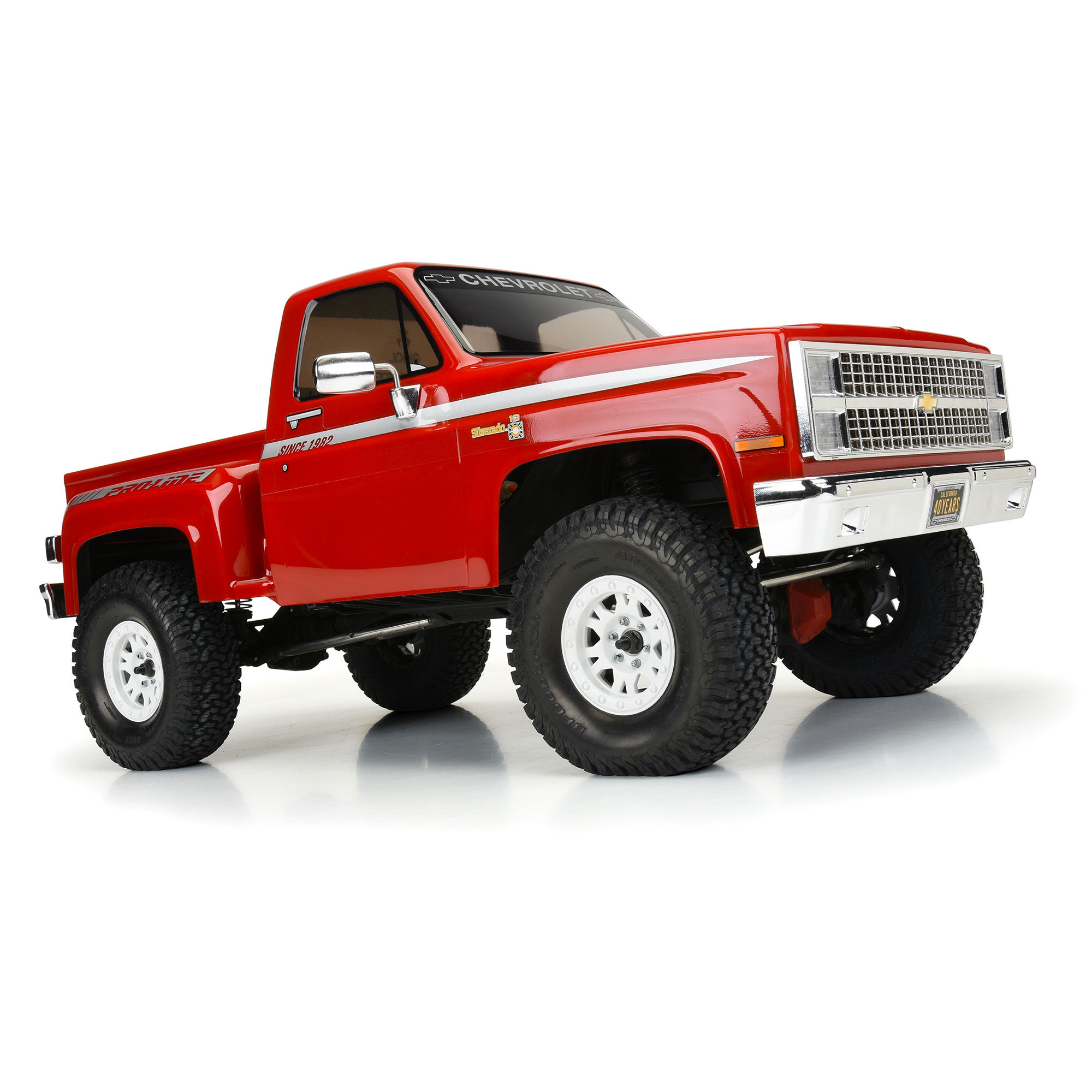 Pro-Line Racing 1982 Chevy K-10 Clear Body Set with Scale Molded Accessories