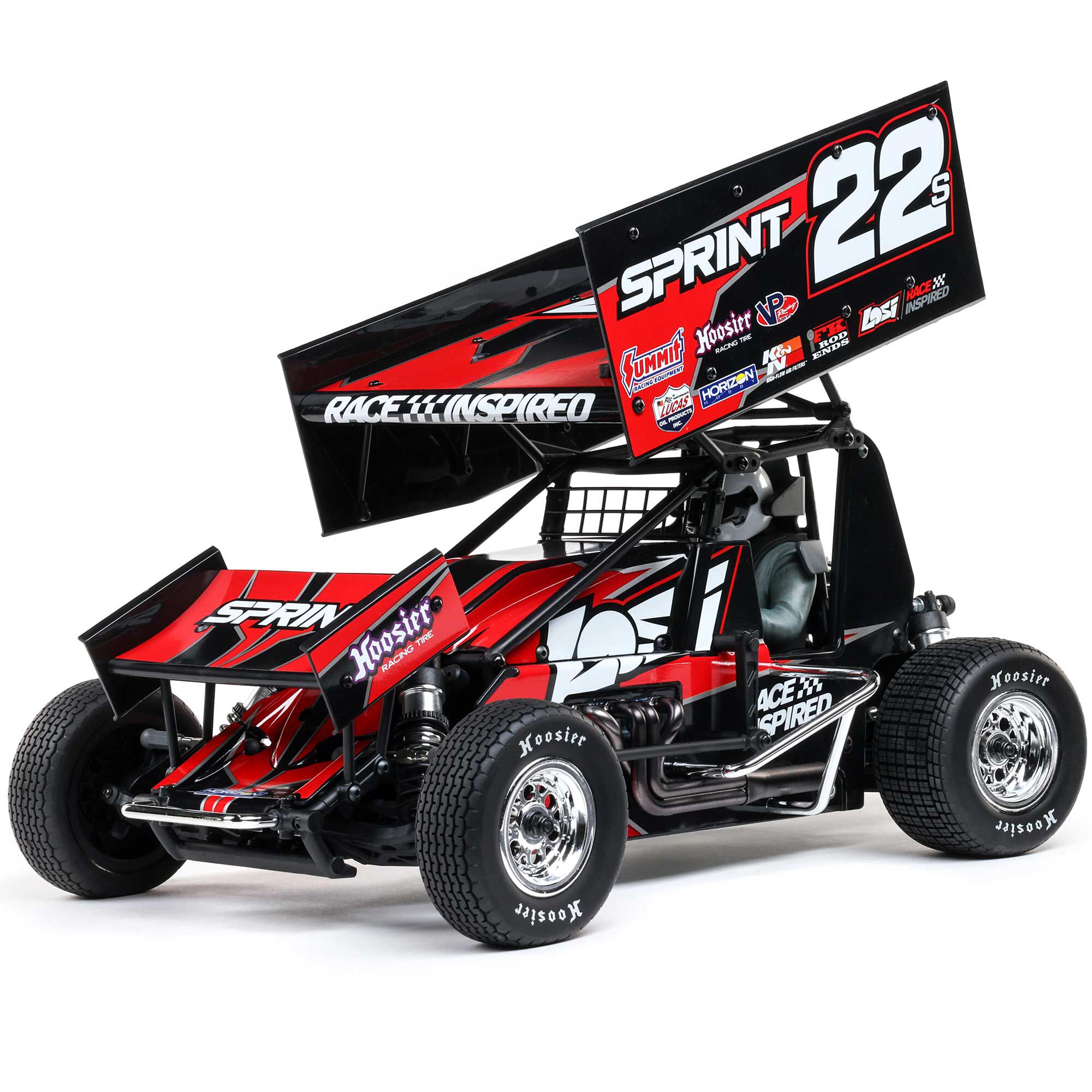 Losi 1/10 22S Sprint 2WD Brushless RTR (Battery & Charger Included), Red