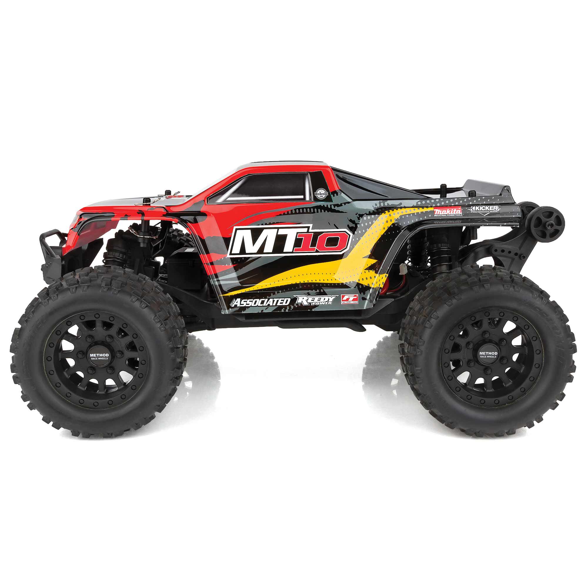 Team Associated 1/10 Rival MT10 4WD Brushless RTR V2, 3S LiPo Combo