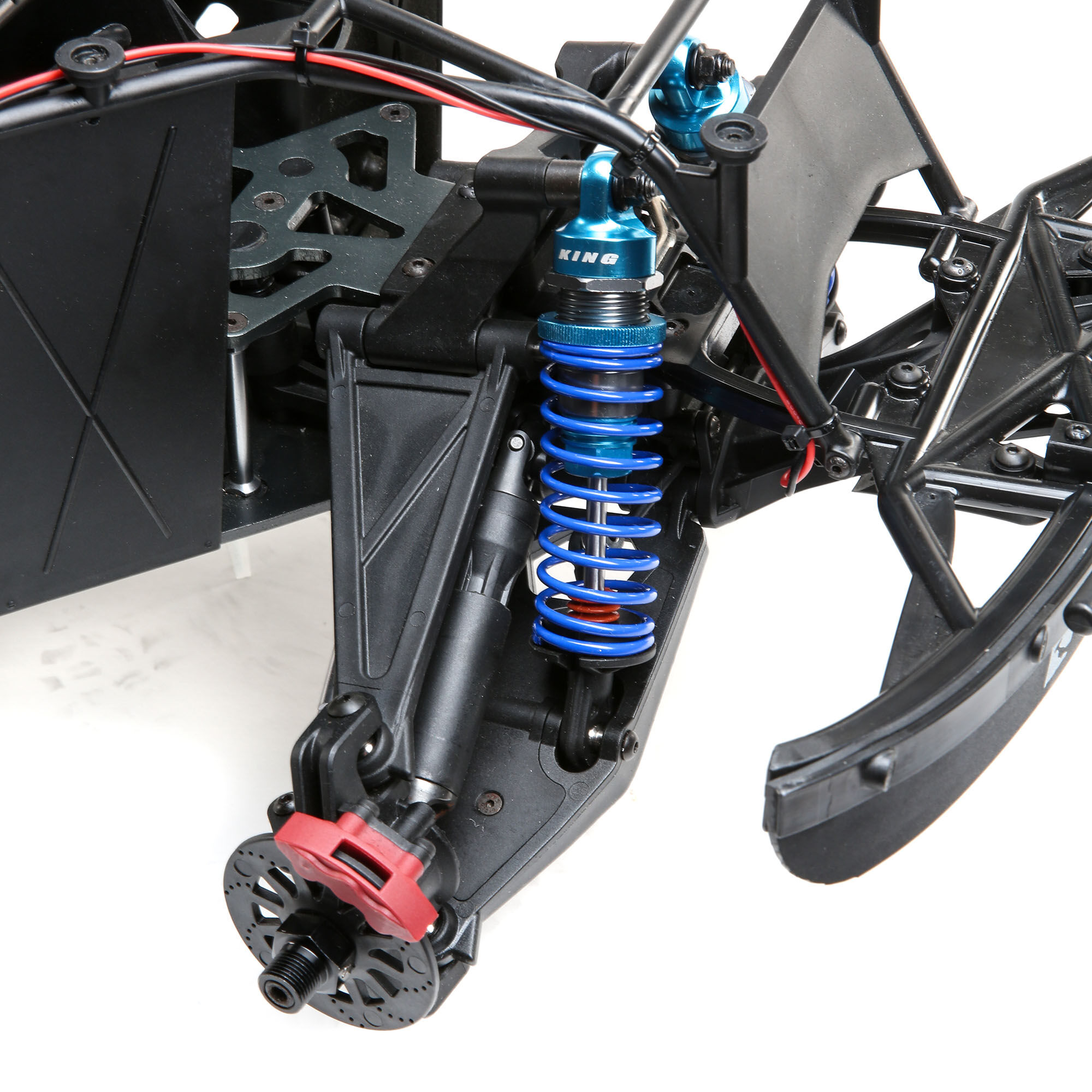 Losi 1/6 Super Baja Rey King Shocks 8S 4X4 RTR Brushless Desert Truck, Blue