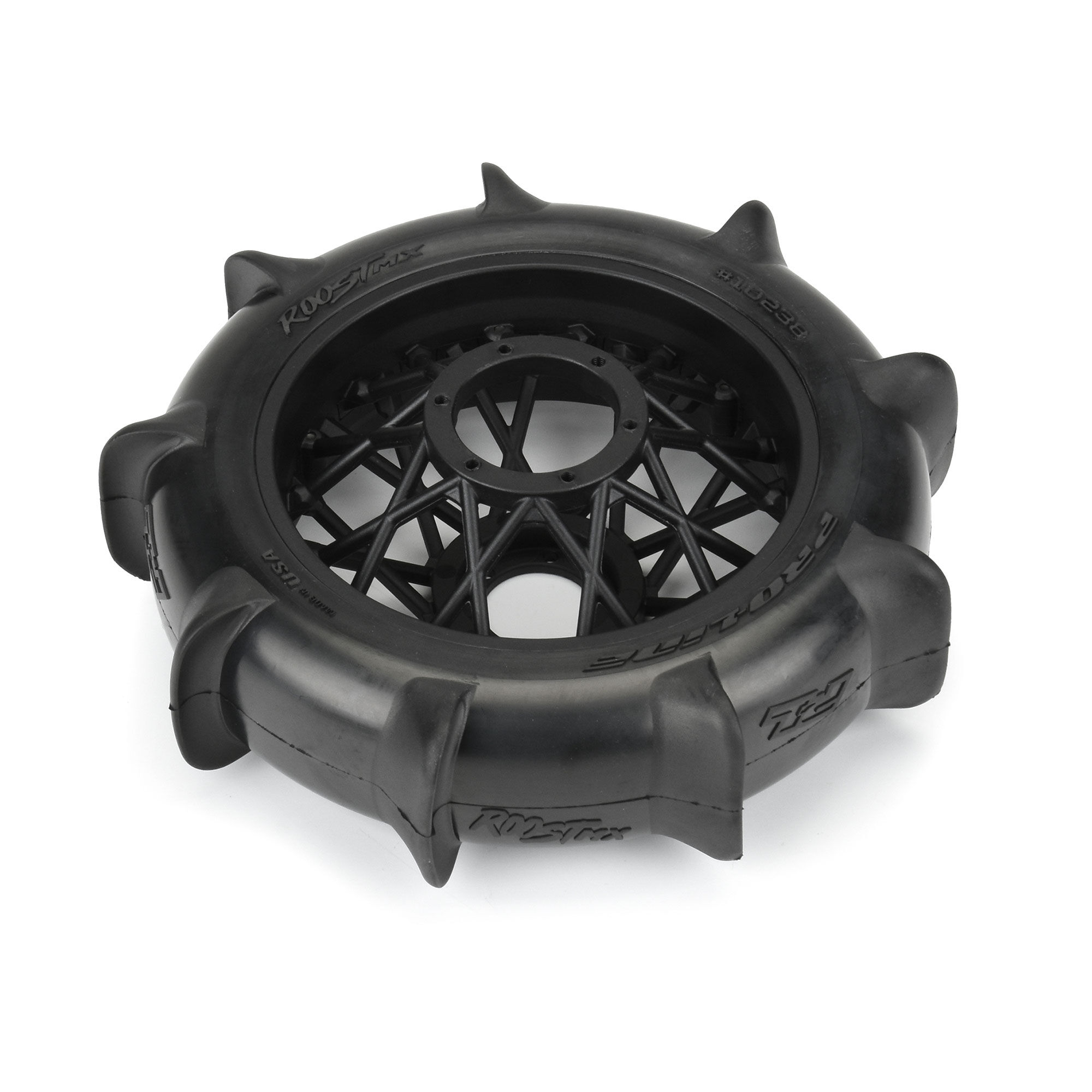 Pro-Line Racing 1/4 Roost MX Sand/Snow Paddle Rear Tire MTD Black (1): PROMOTO-MX