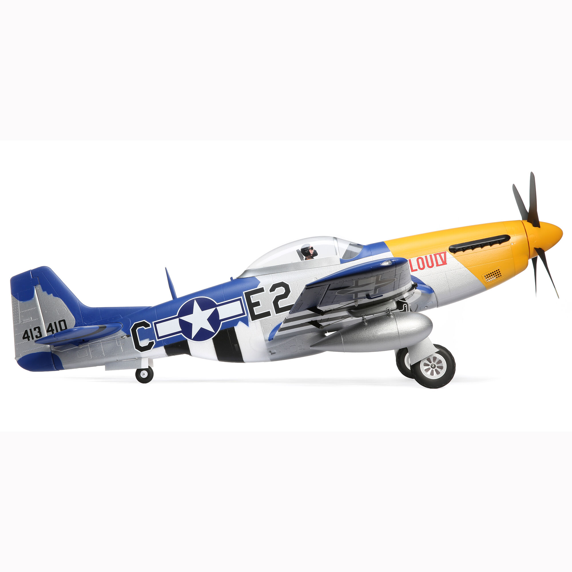 E-flite P-51D Mustang 1.5m BNF Basic Combo